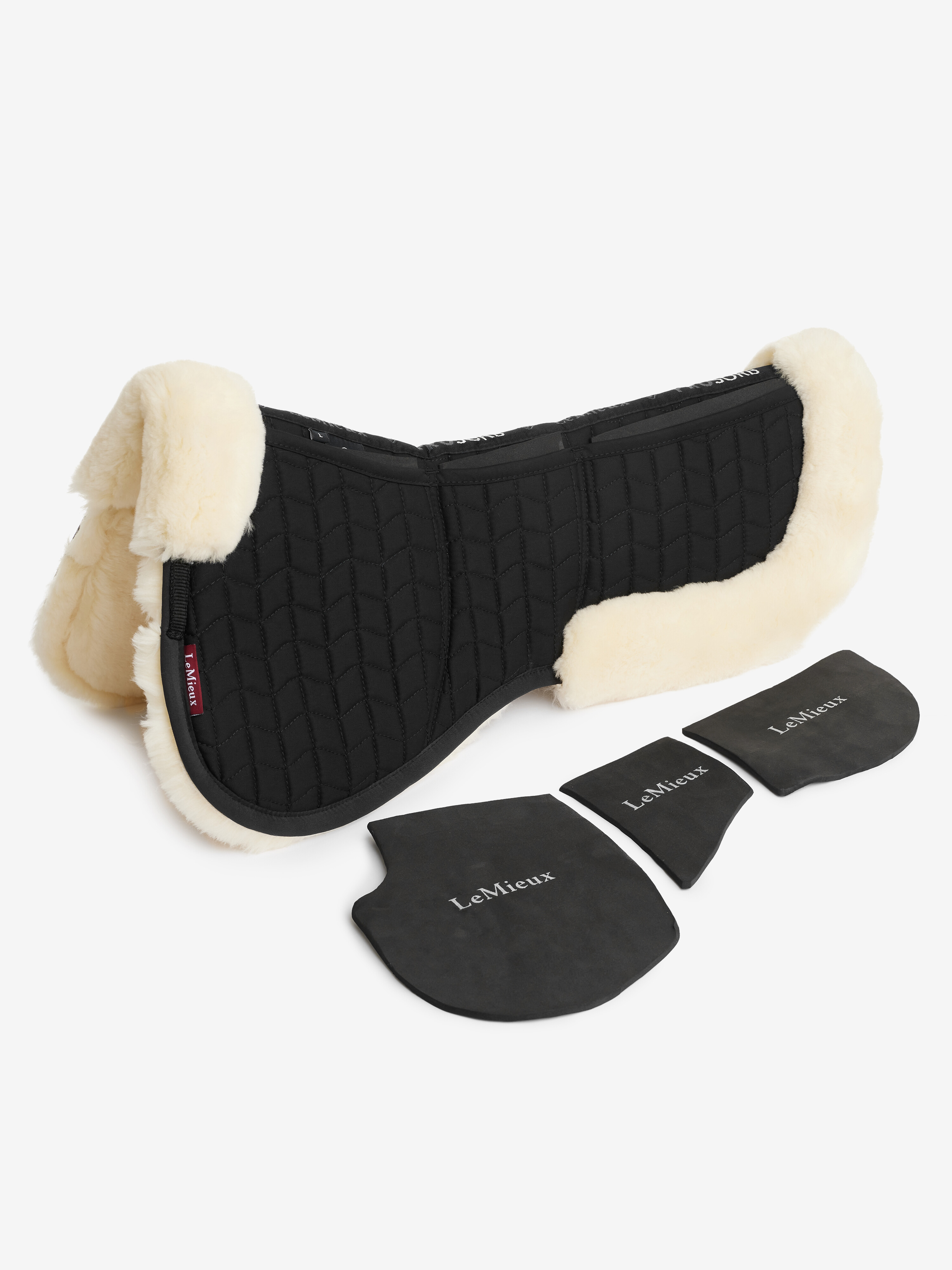 Merino+ Prosorb zadelpad met 2 inlegzakken