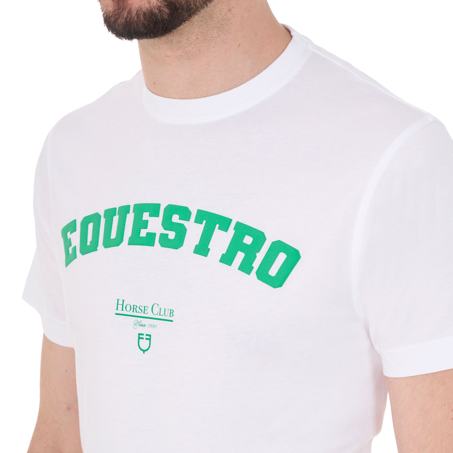 Horse Club Baumwoll-T-Shirt für Herren