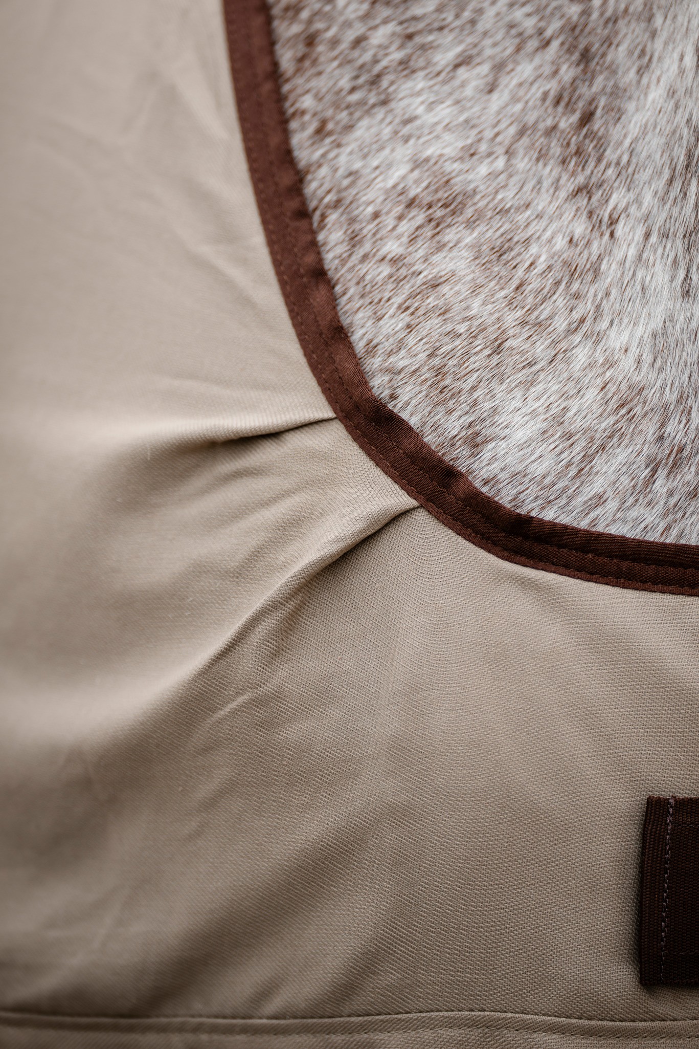 Stalldecke Cool Sheet Linen in Beige/Coffee