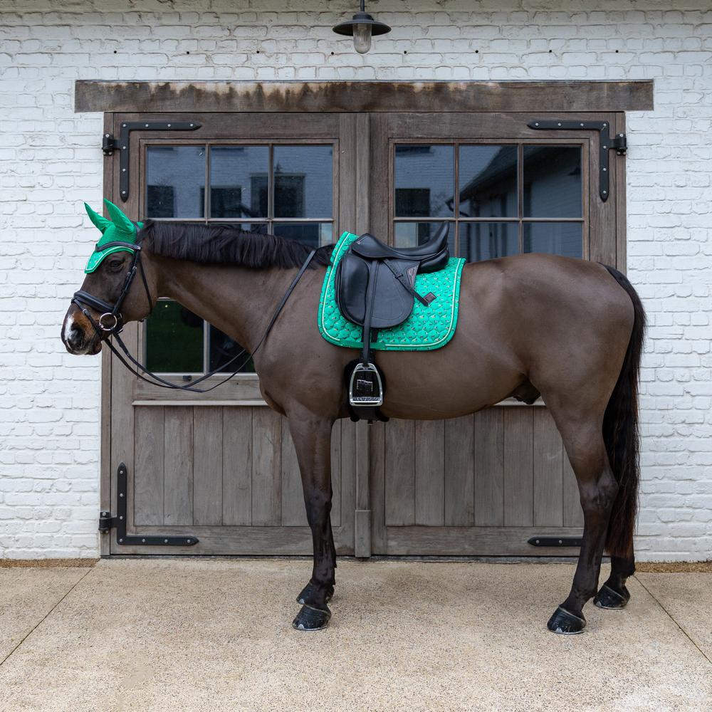 Tapis de selle Velvet Horse printing Dressage