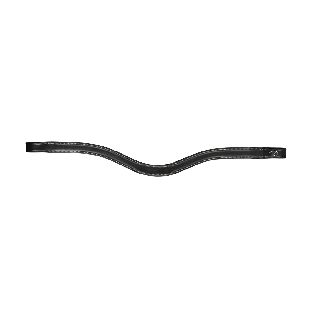 Browband V-shape flat leather | Dy'on