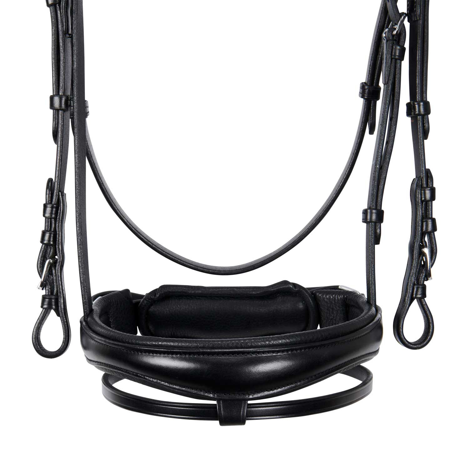 Englisches Leder-Trense mit Glitzer NEU