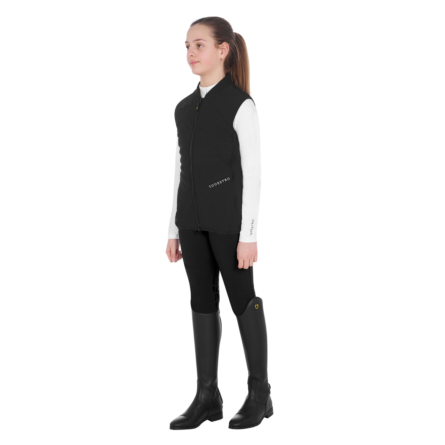 Mädchen-Weste Slim Fit aus Funktionsmaterial