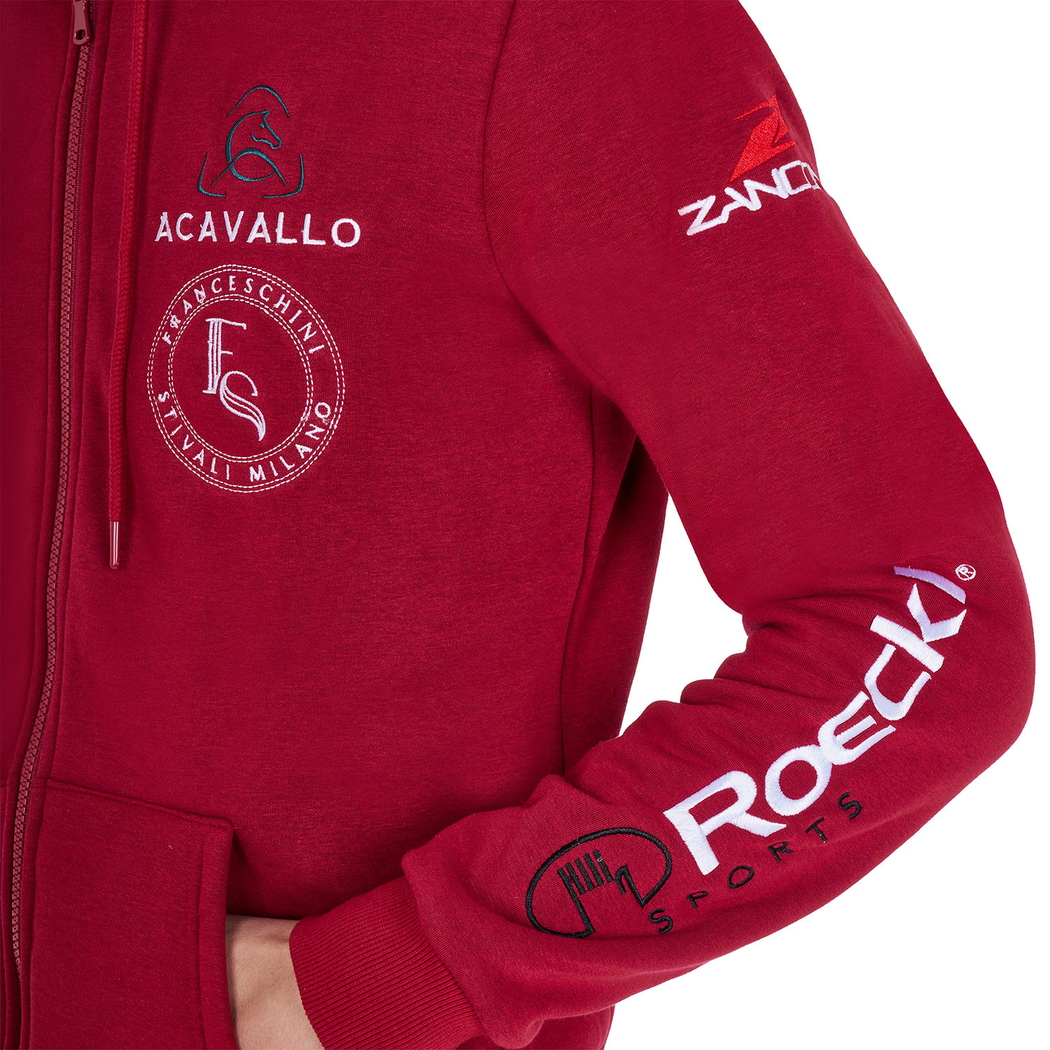 Herren-Sweatshirt mit Kapuze und Multi-Logo