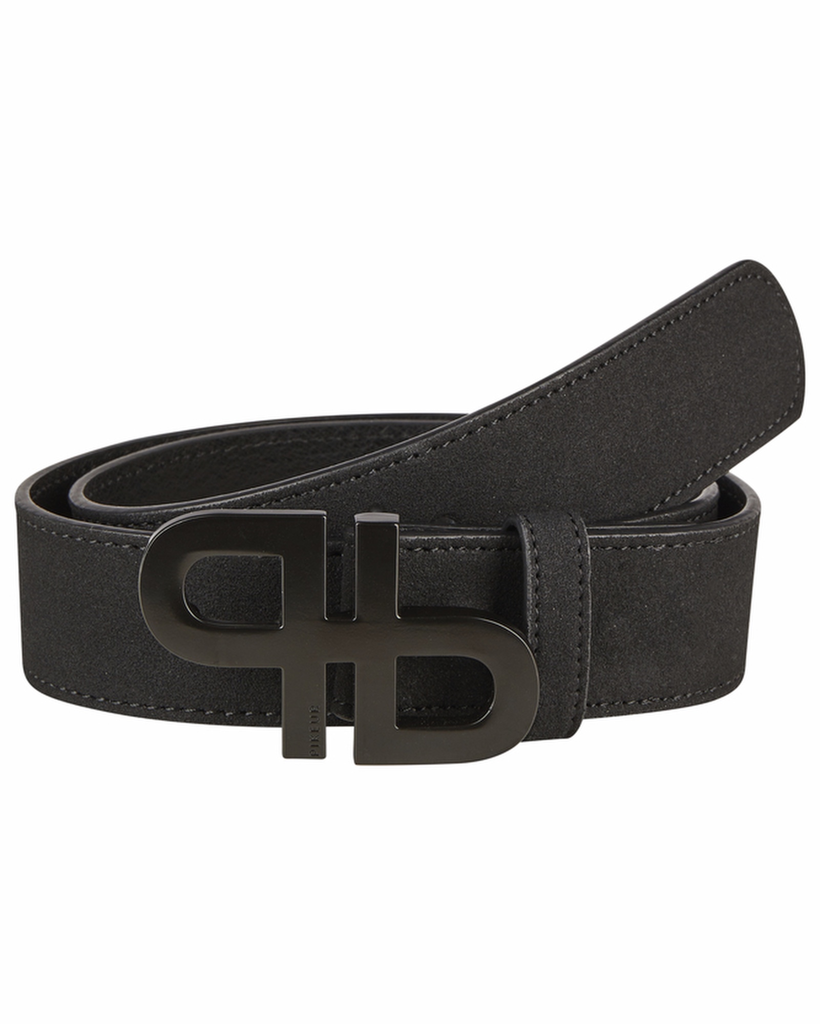 Sports belt with 3 interchangeable buckles in black