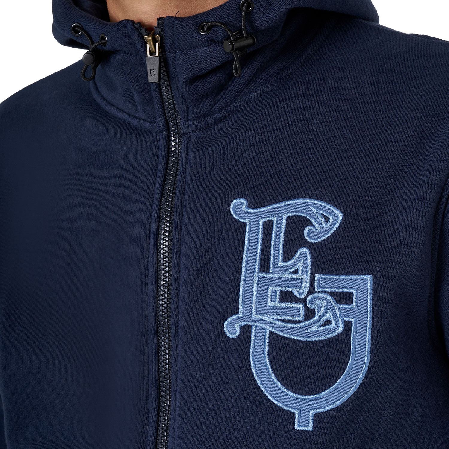 EQ Hoodie mit Frontreißverschluss