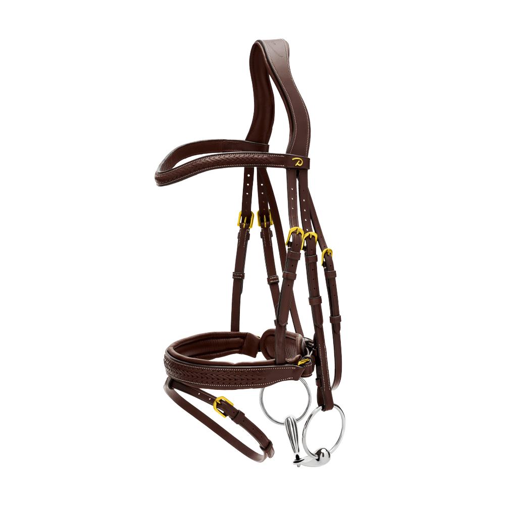 Geflochtene Trense mit schwedischen Reithalfter DY | Dy'on