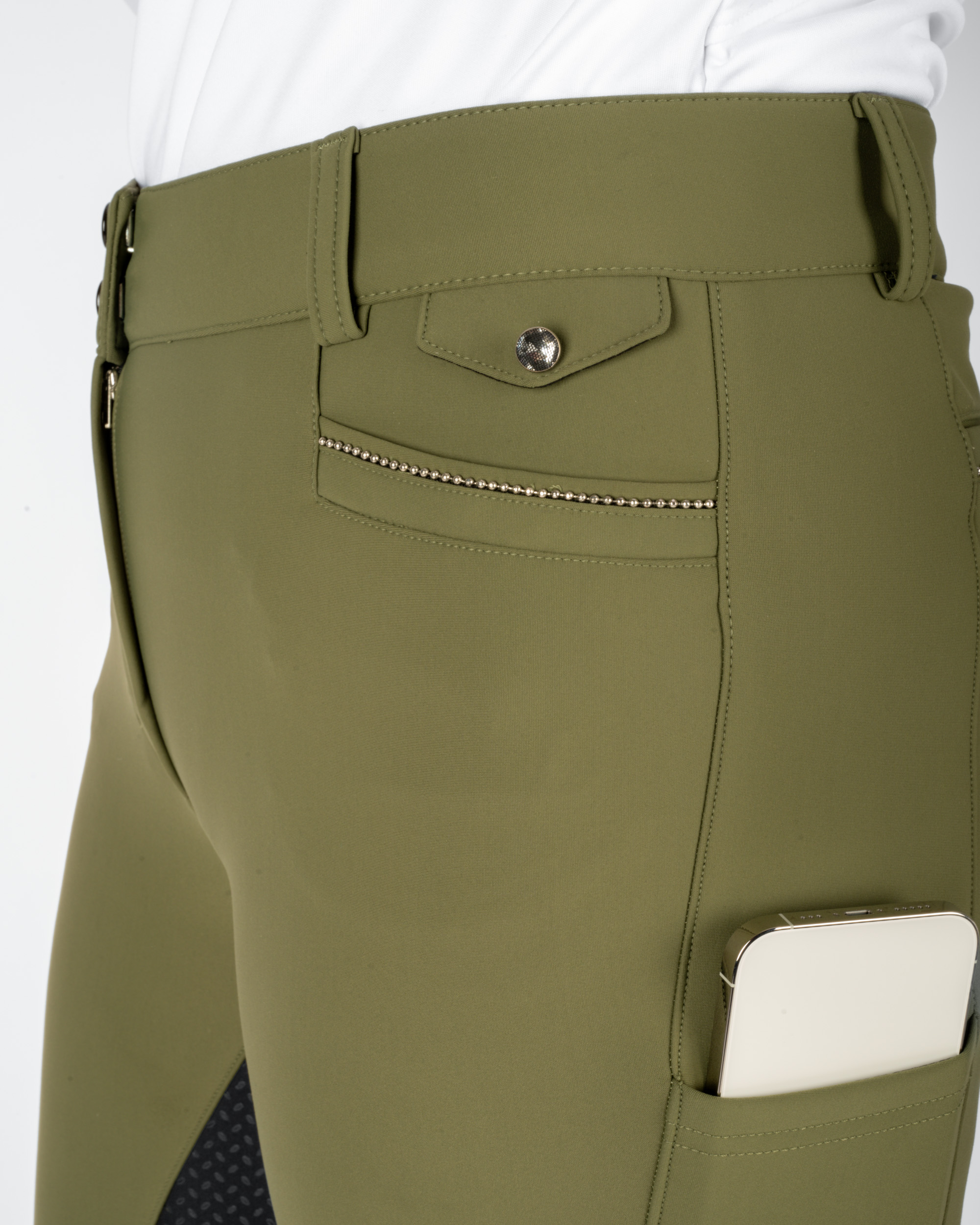 Ladies riding breeches Arielle Snow FullGrip