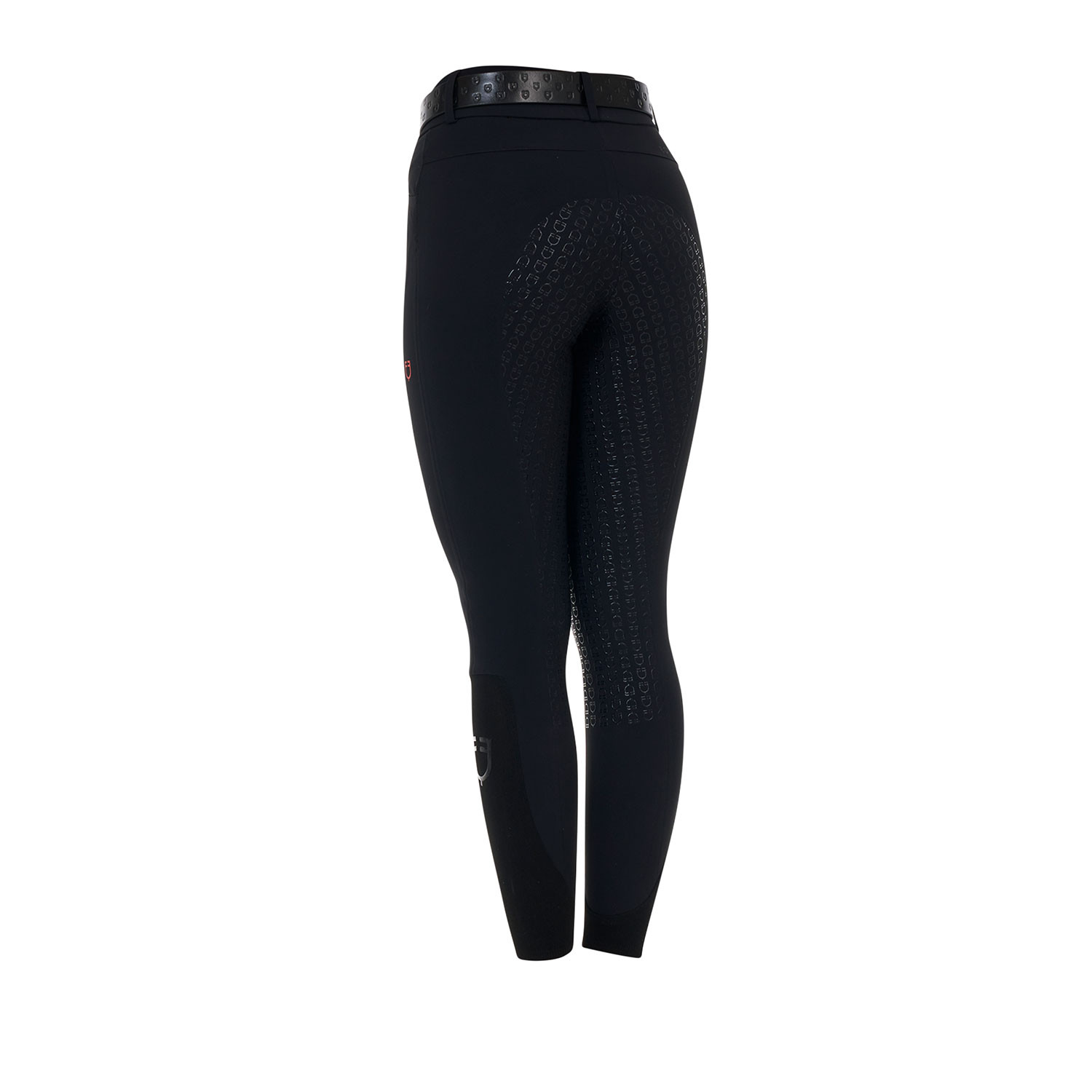 Damen-Reithose mit hohem Bund und Vollbesatz