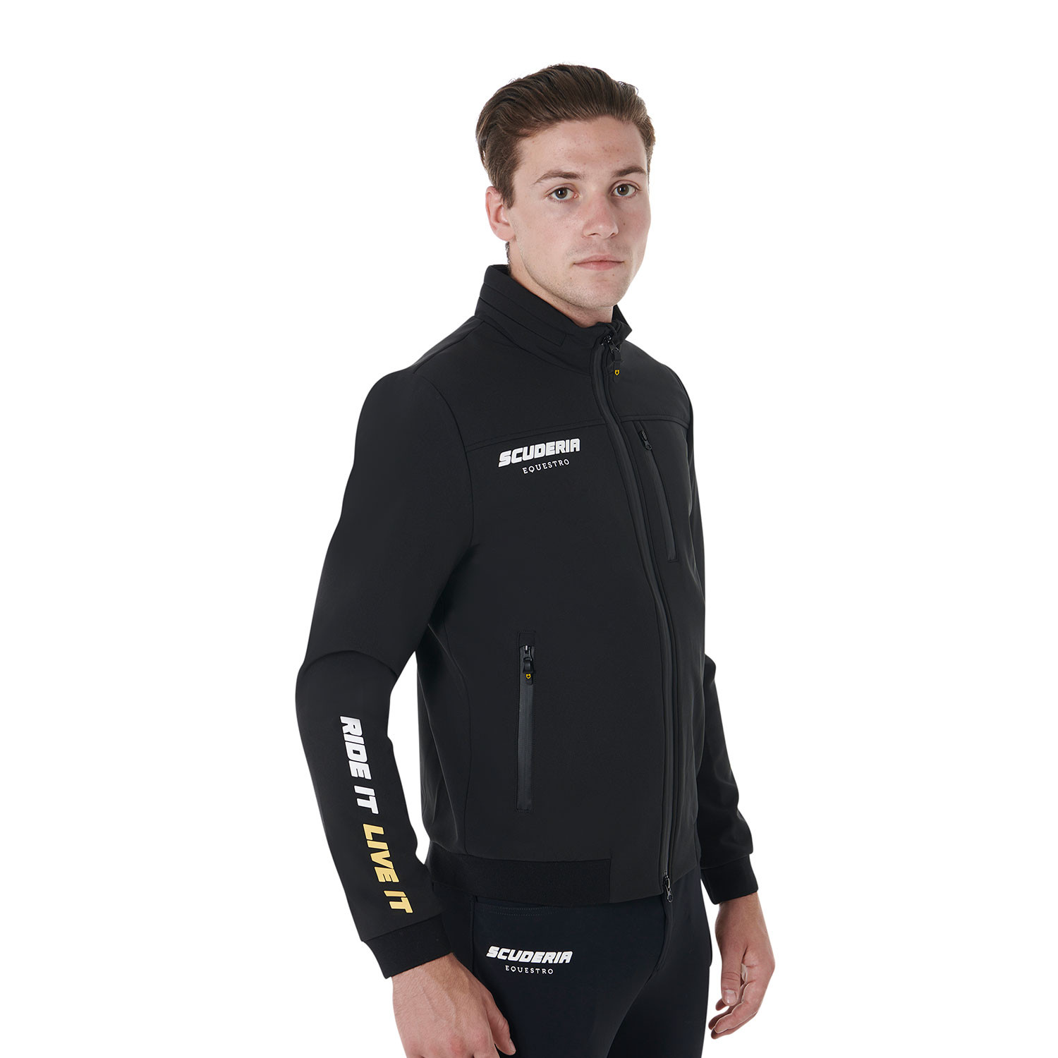 Scuderia Herrenjacke aus technischem Gewebe