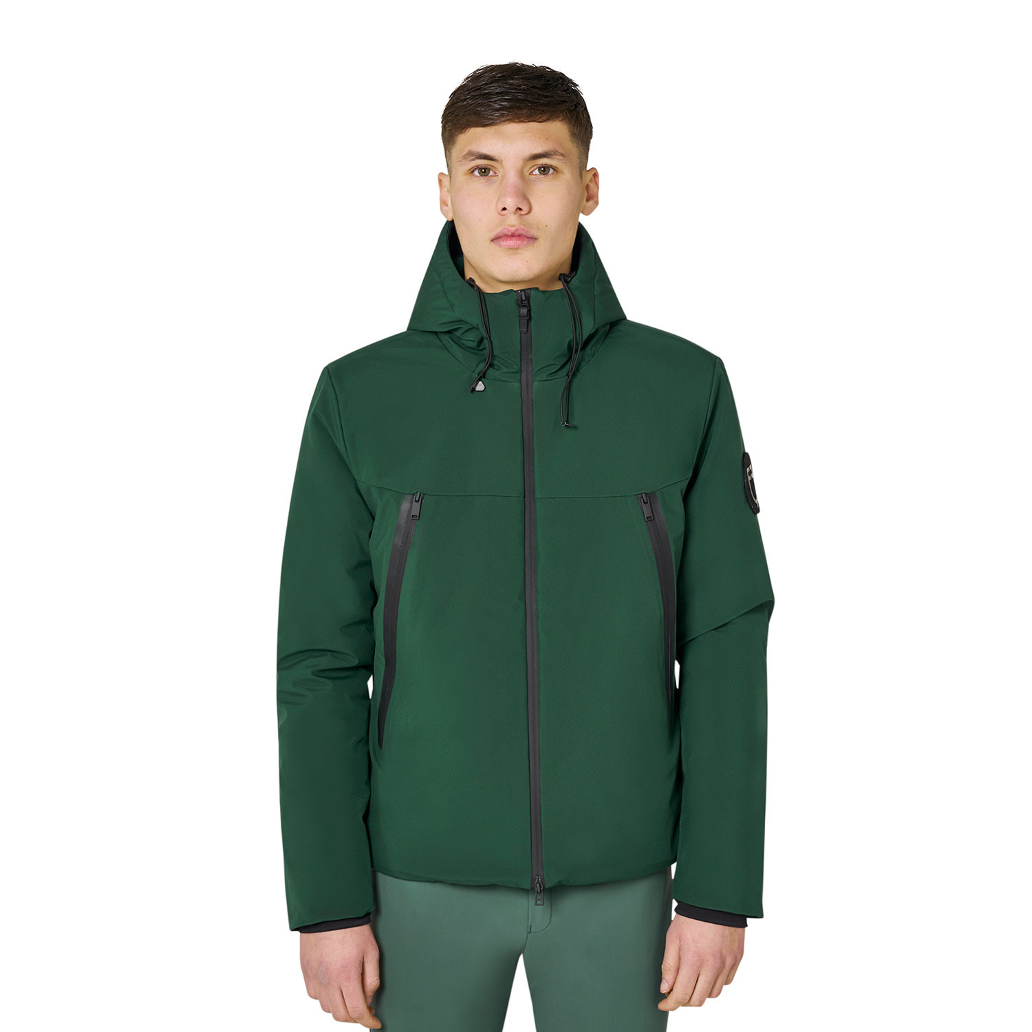 Wasser- und winddichte Herrenjacke aus Nylon