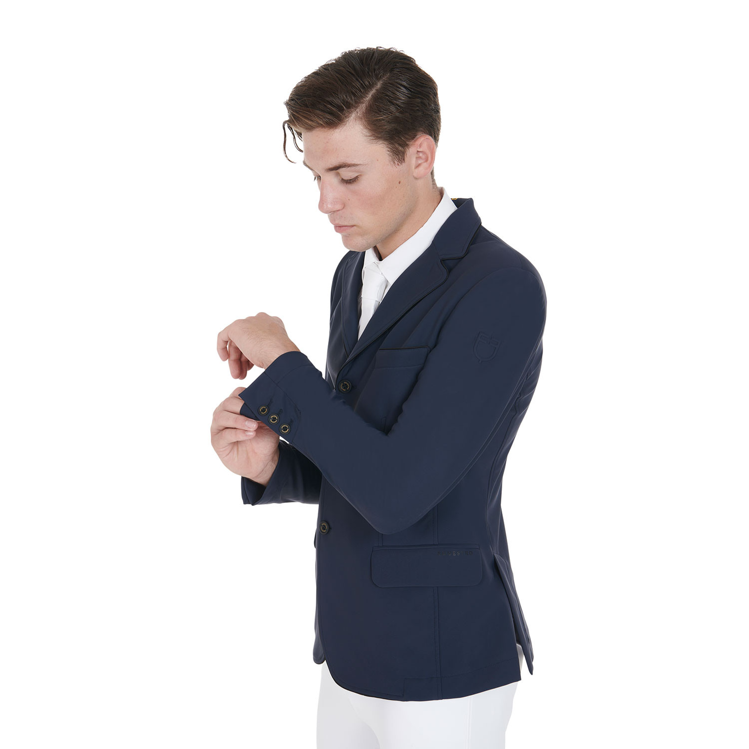 Herren-Turnierjacke mit seitlicher Reißverschlusstasche