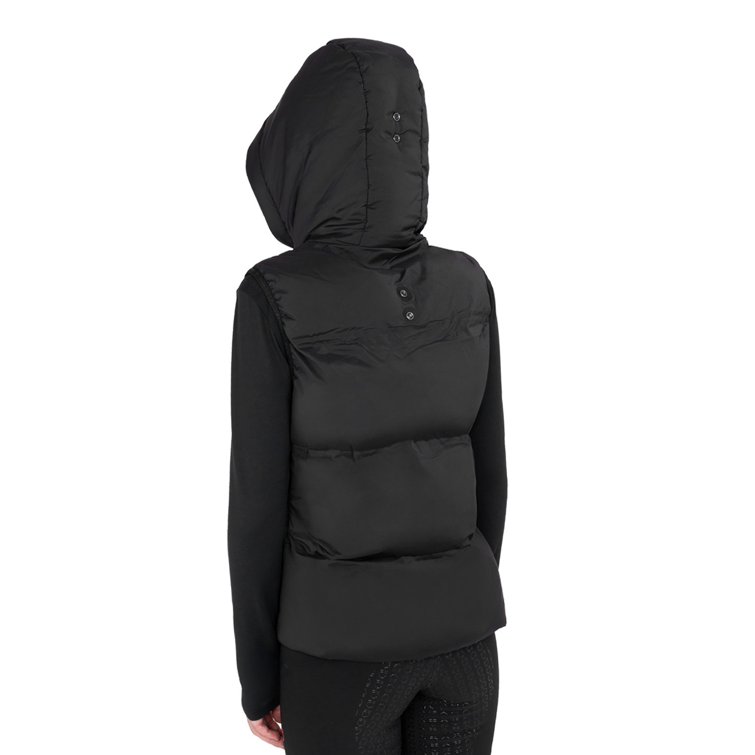 Technische ärmellose Damenjacke mit Kapuze Ridertechnology