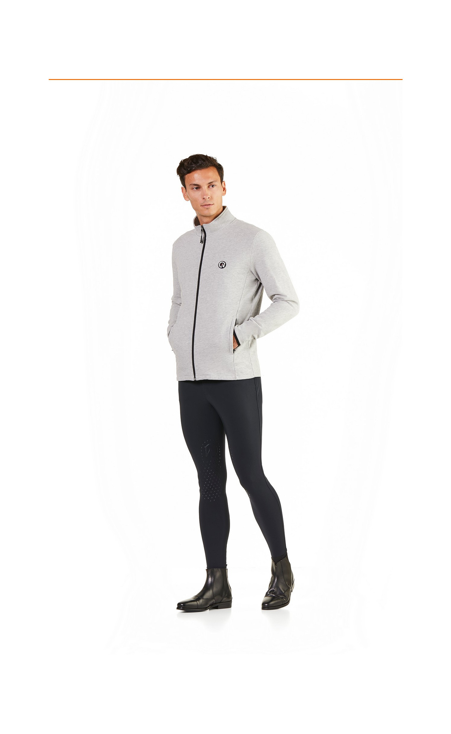 ZOW Sweatshirt mit Reißverschluss Herren