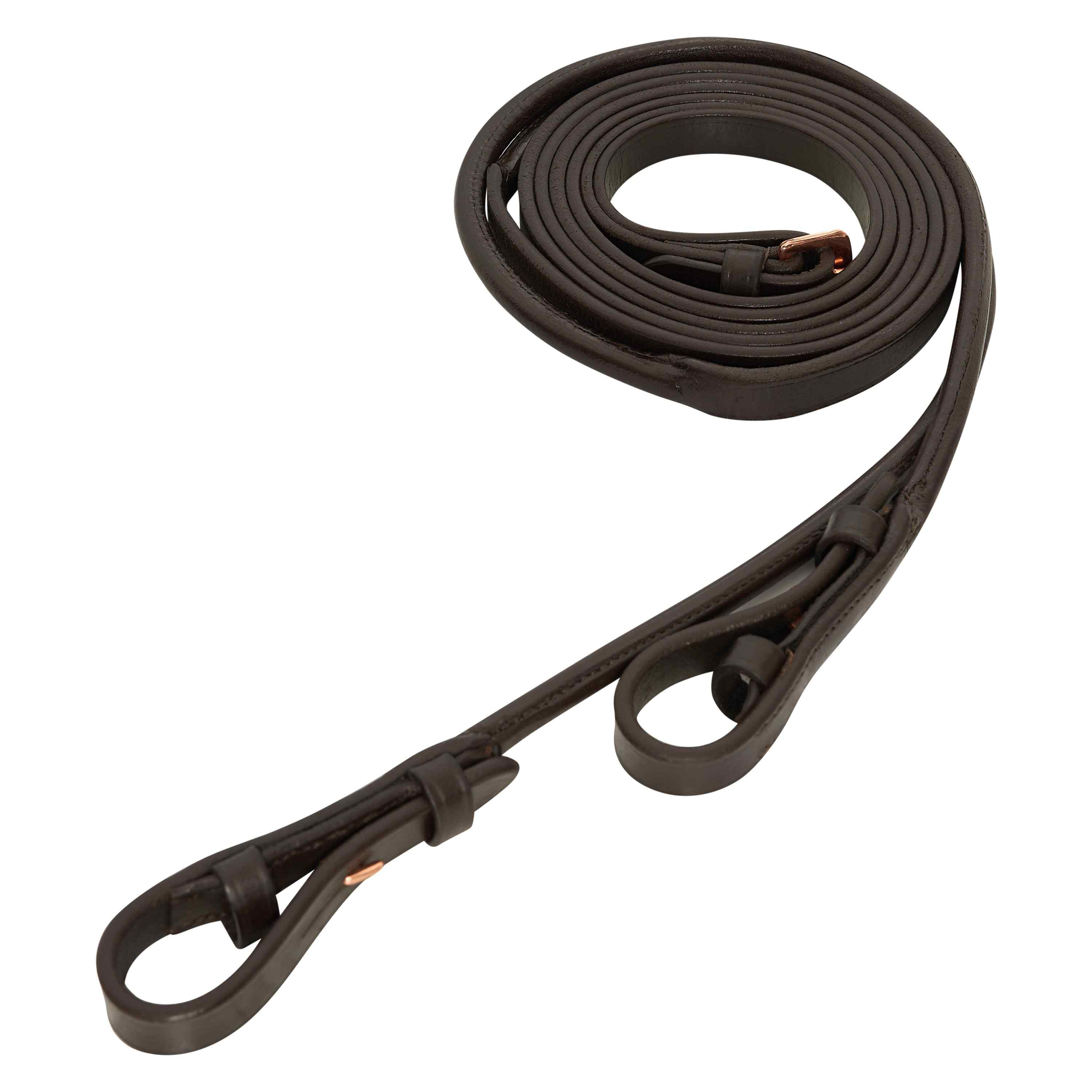 Snaffle reins round stitched