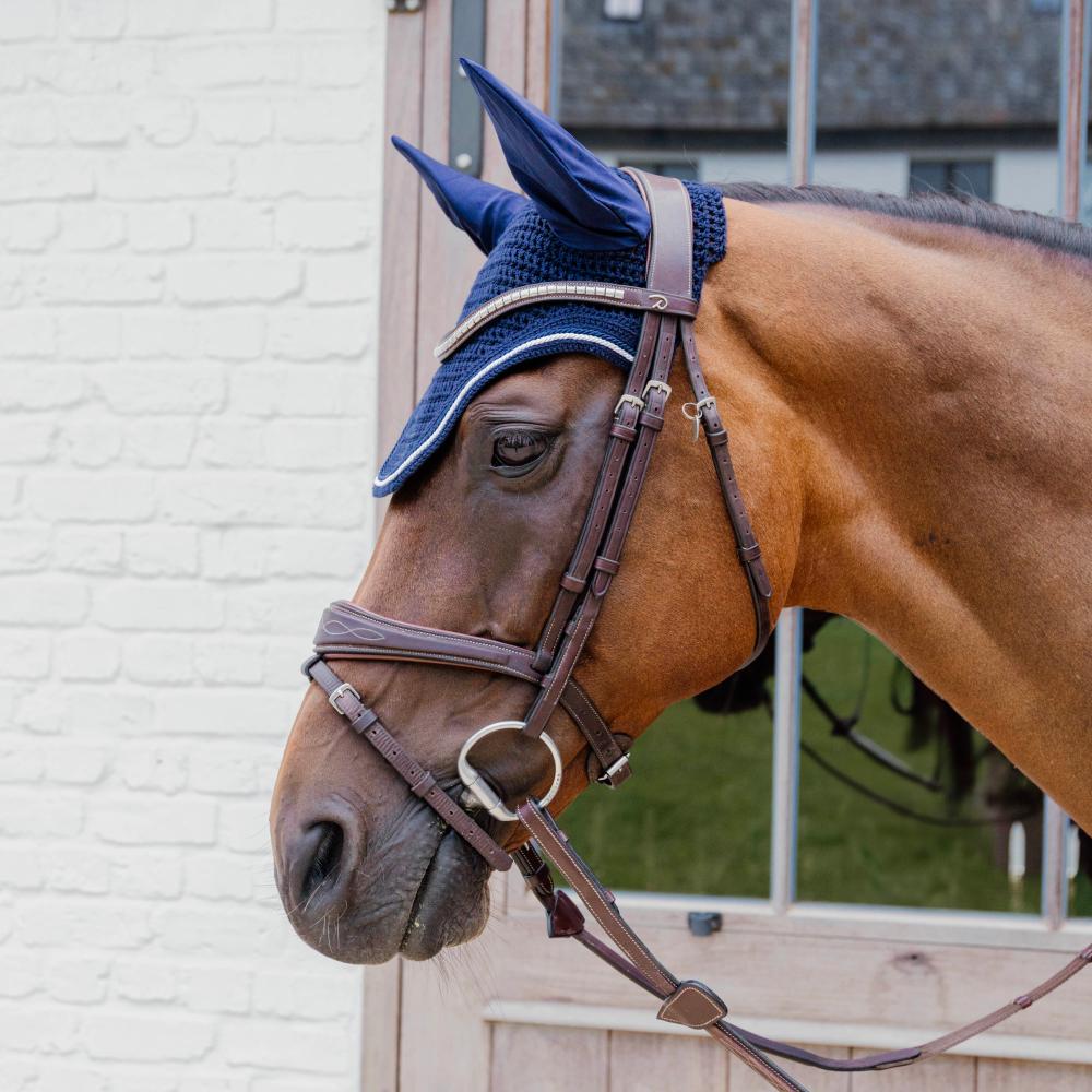 Ear bonnet Wellington Diamond Rope