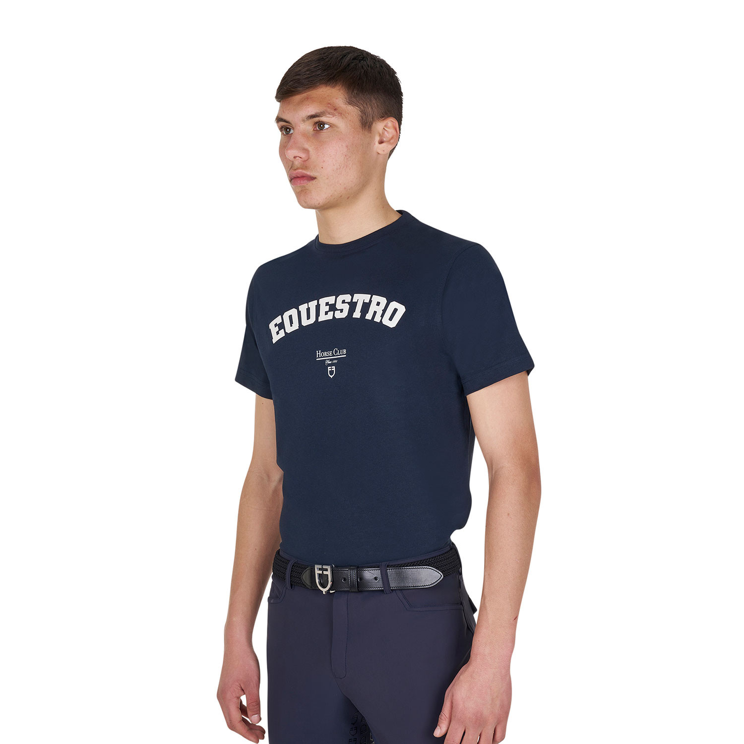 Horse Club Baumwoll-T-Shirt für Herren