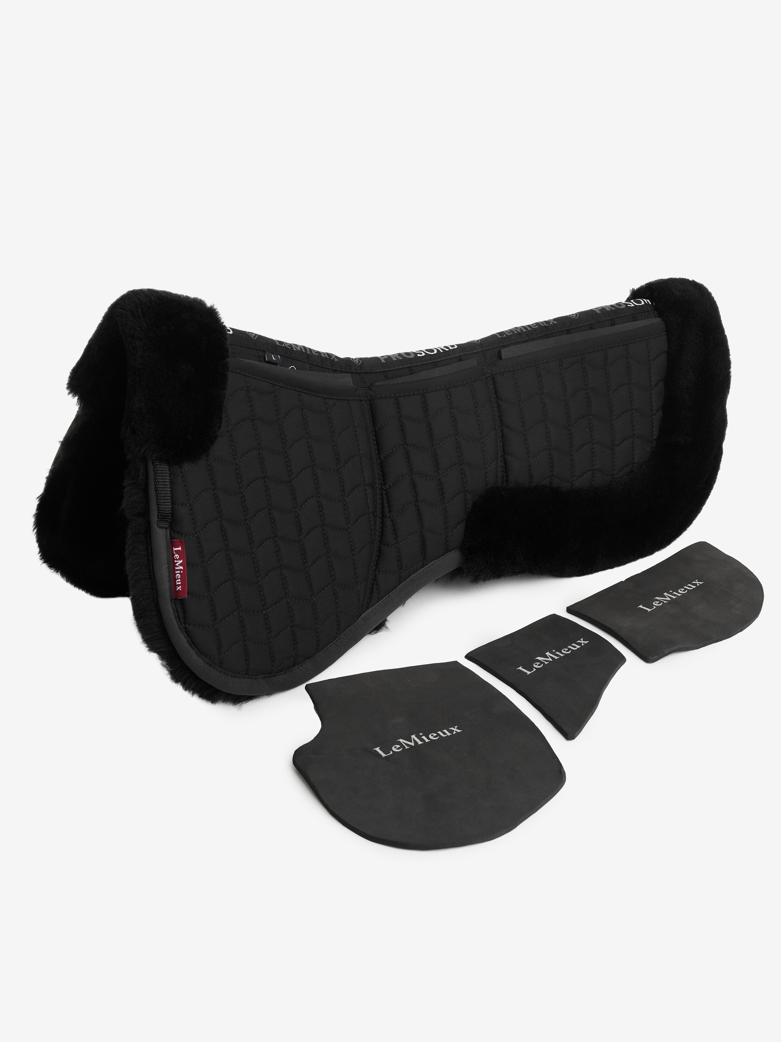 Merino+ Prosorb zadelpad met 2 inlegzakken