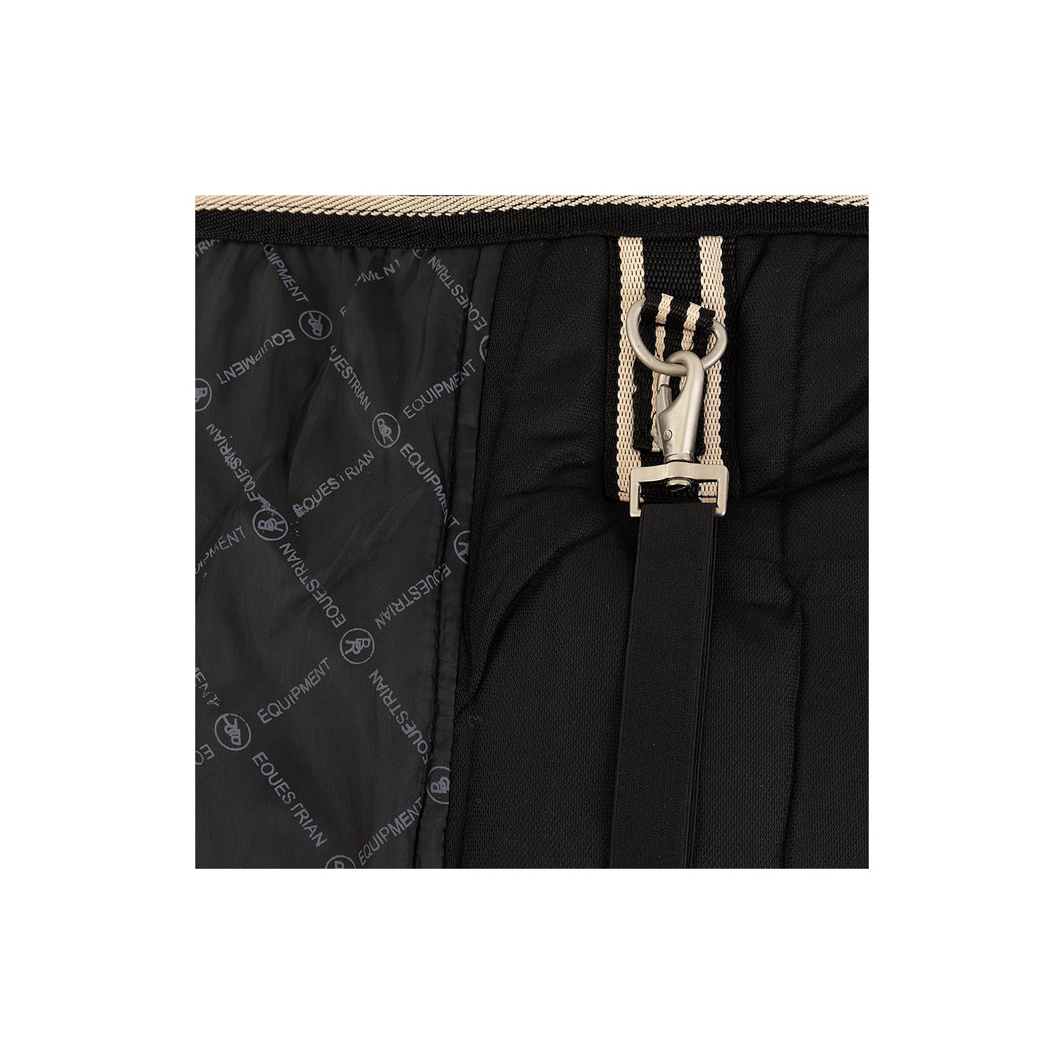 Classic Outdoordecke High Neck 1200D – 200 g in schwarz