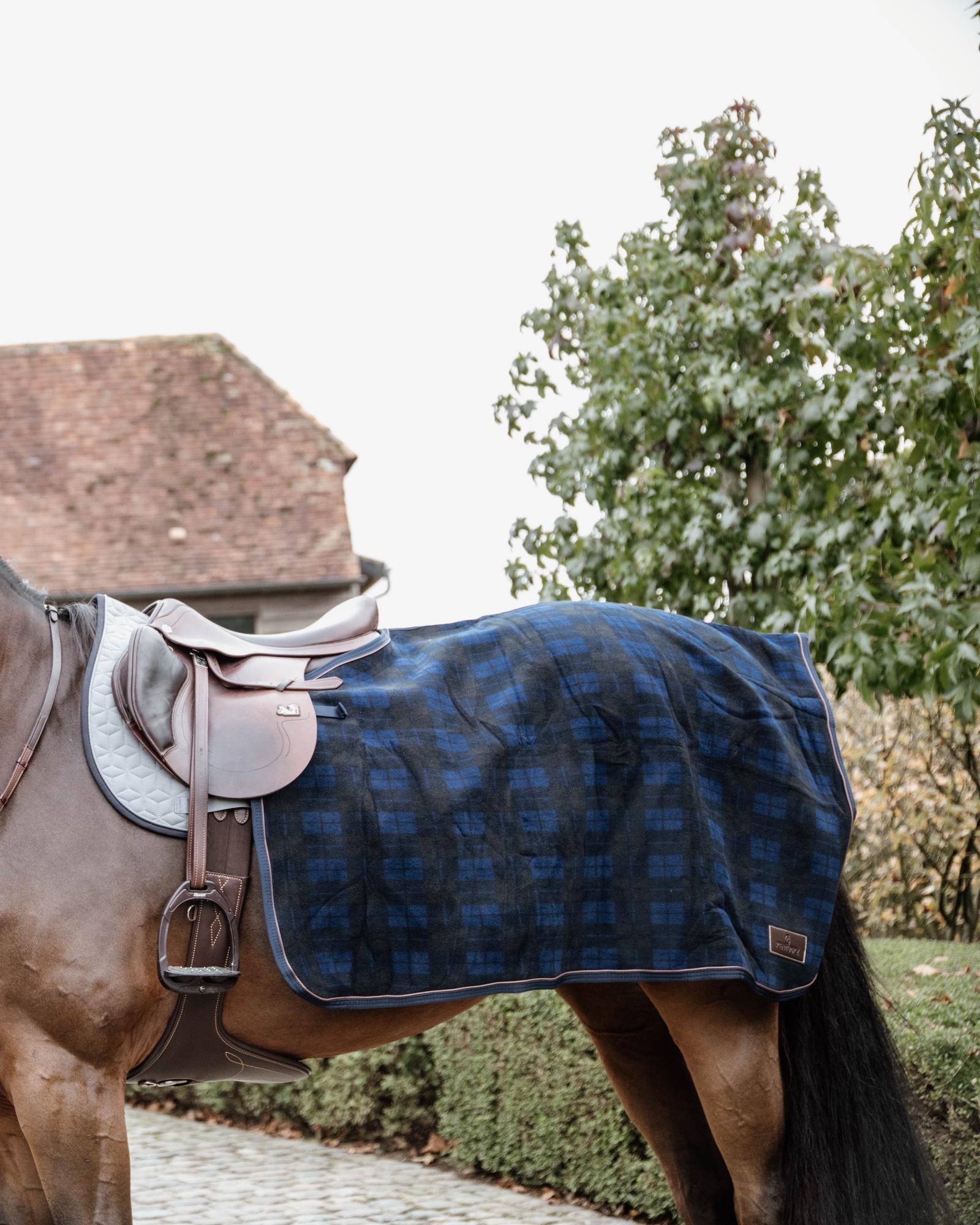 Couverture d'équitation carrée Heavy Fleece
