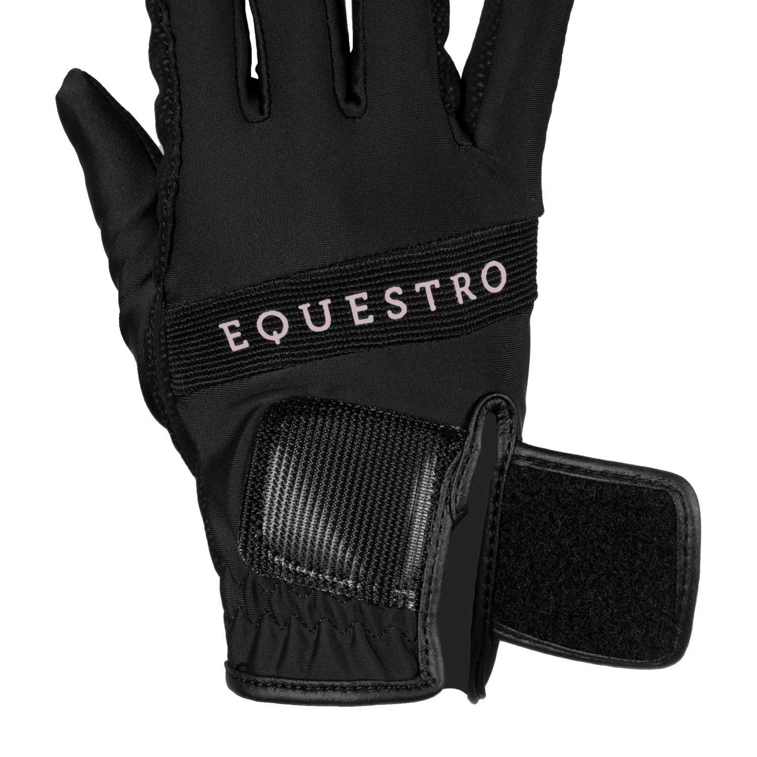 Handschuhe aus technischem Gewebe mit mehrfarbigem Logo