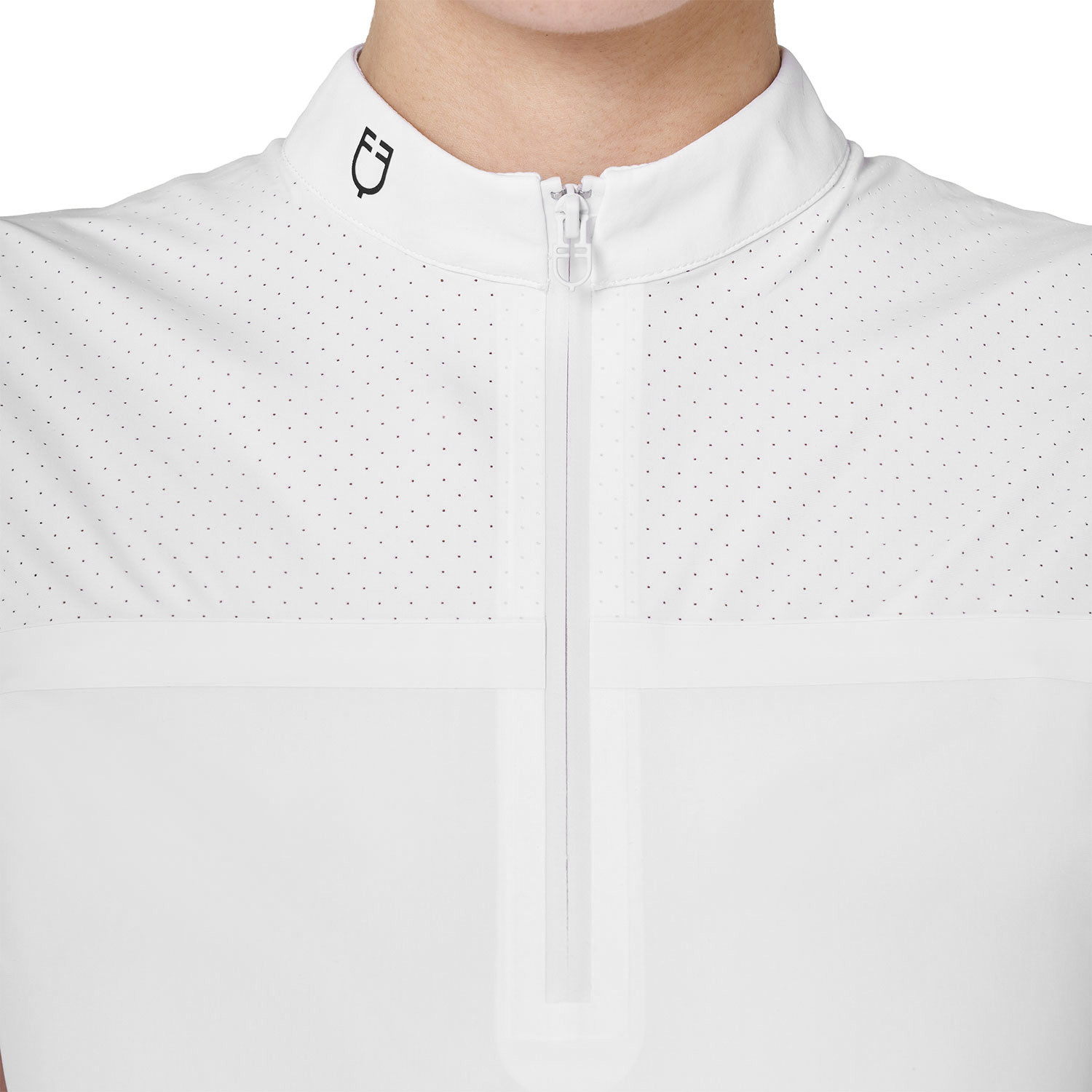 Ridertechnology Turnier-Polo-Shirt aus perforiertem Material