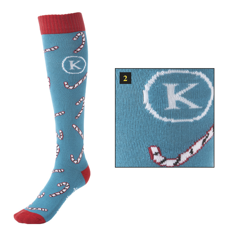 Knee socks "KavalSocks Christmas"-1P.