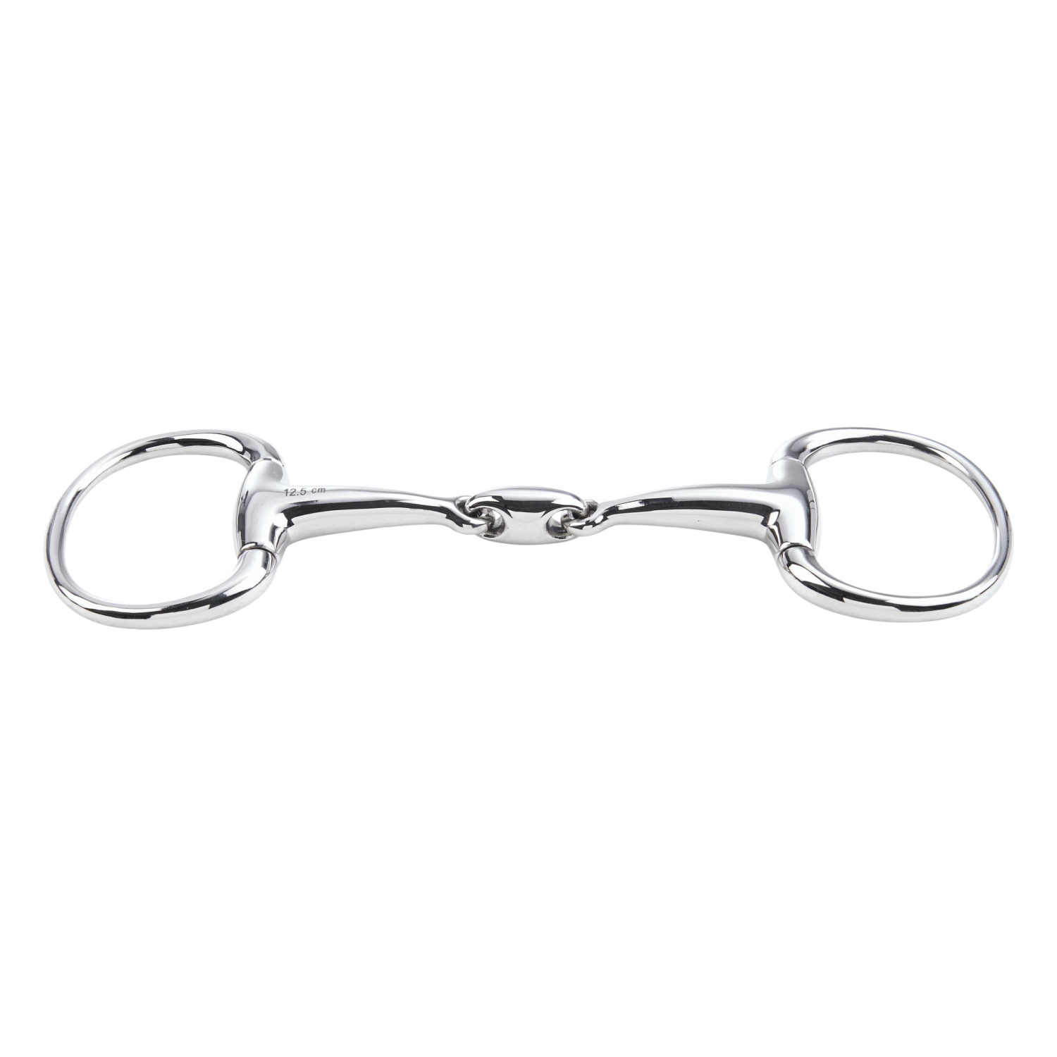 Olivenkopfgebiss Edelstahl 16 mm, doppelt gebrochen