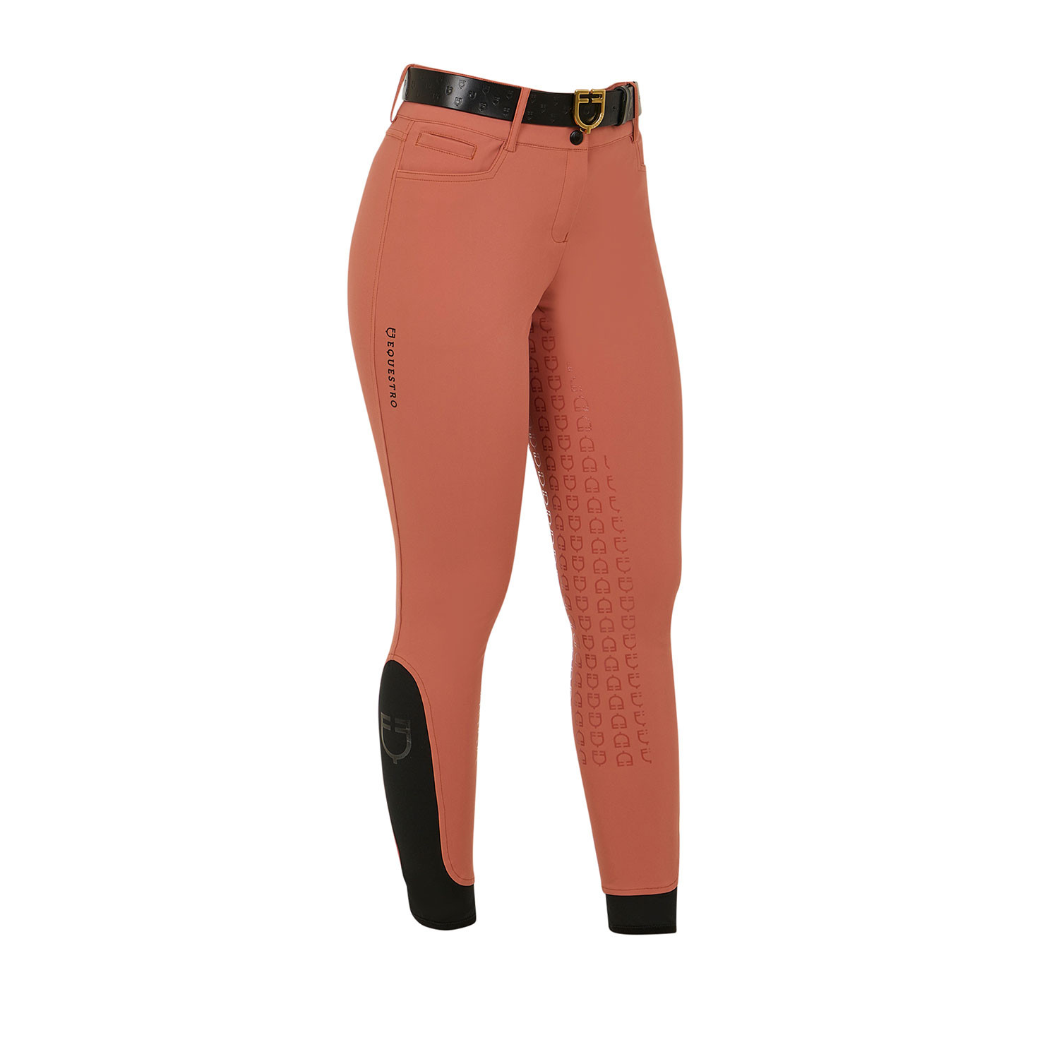Damen-Reithose High Waist mit Vollbesatz