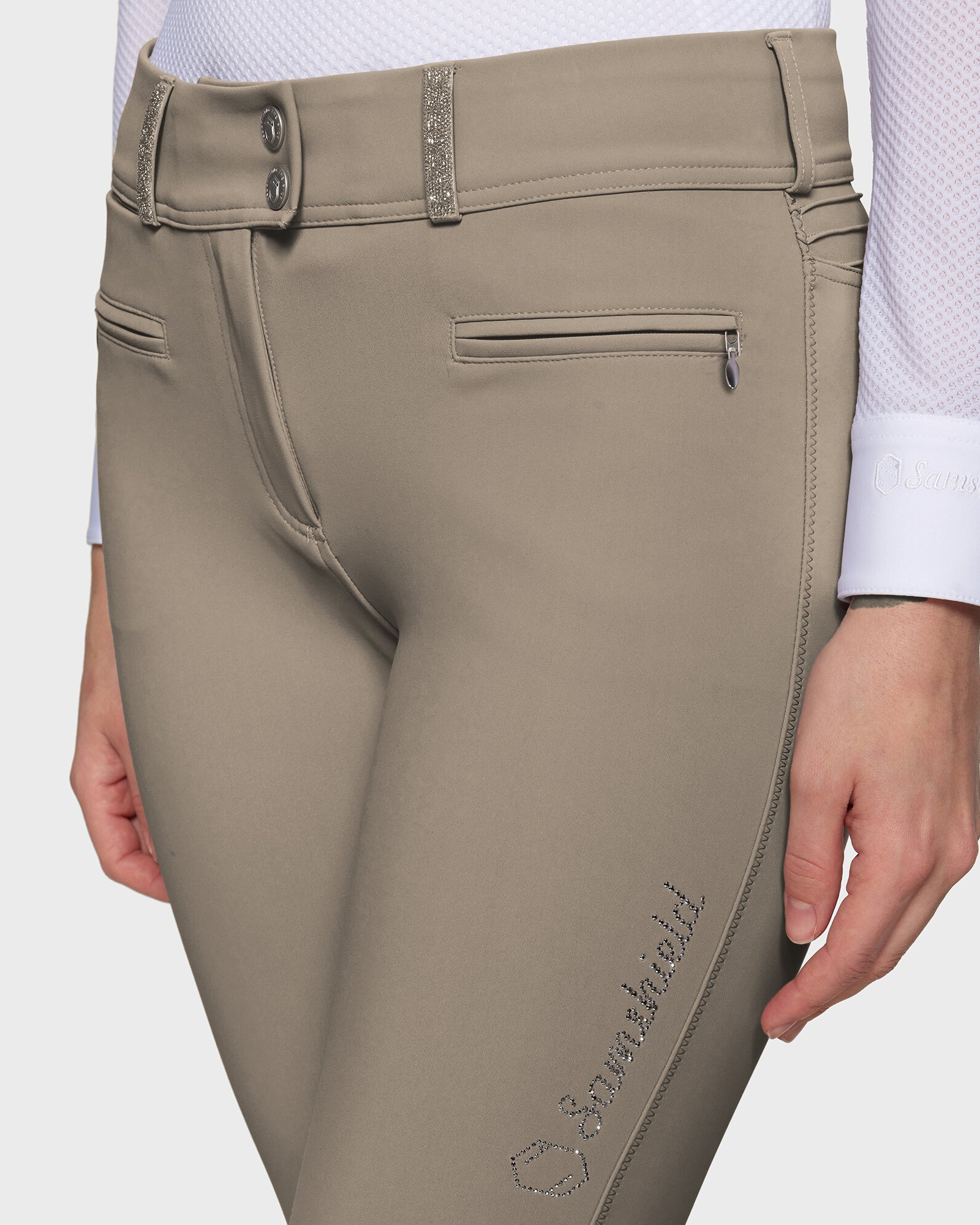 Ladies riding breeches Clara Premium full grip