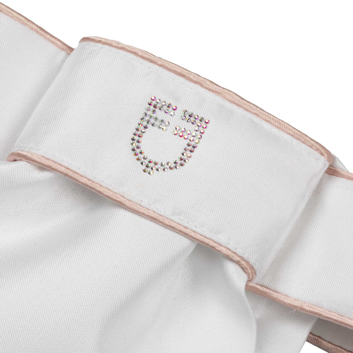 Dressur-Plastron mit Strasslogo
