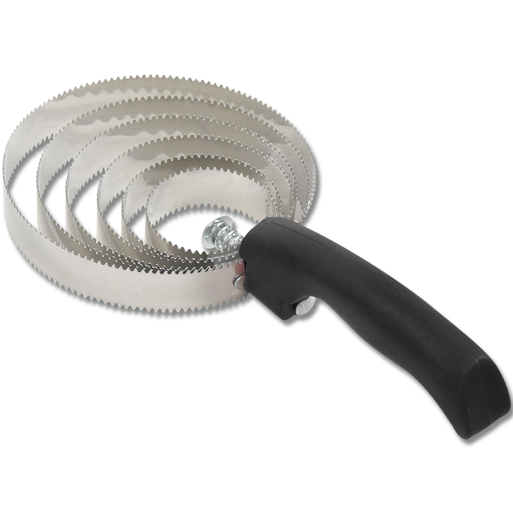 Federstriegel 6-fach, Edelstahl, schwarz