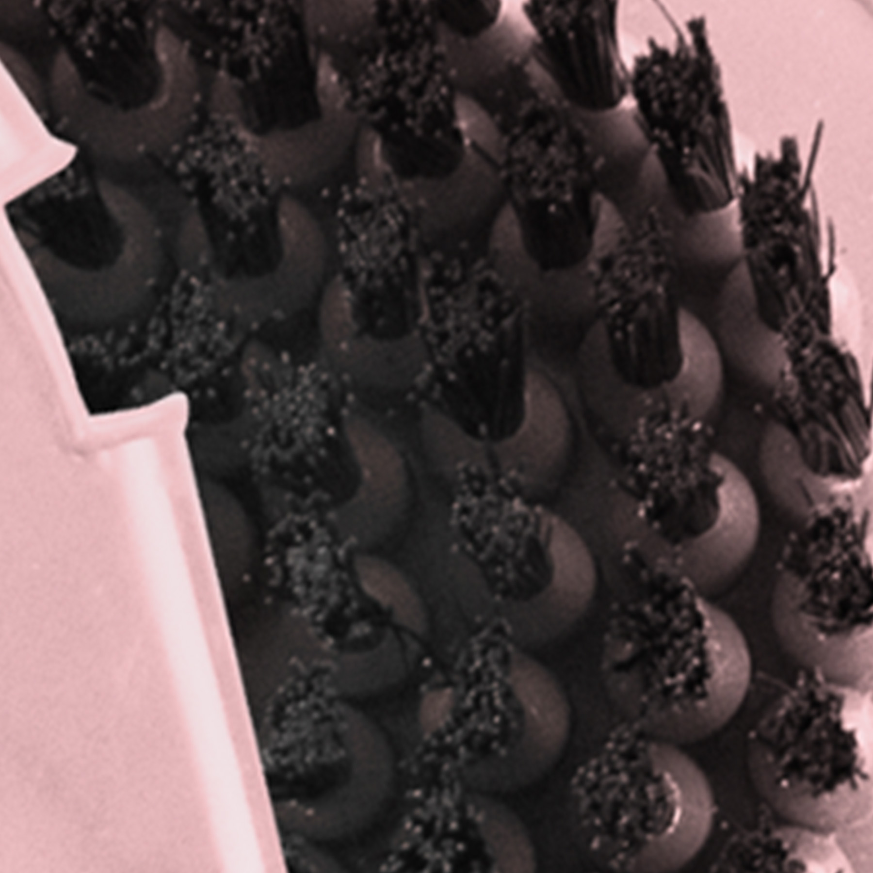 Putzhandschuh, Noppen/Borsten, linnea rosa