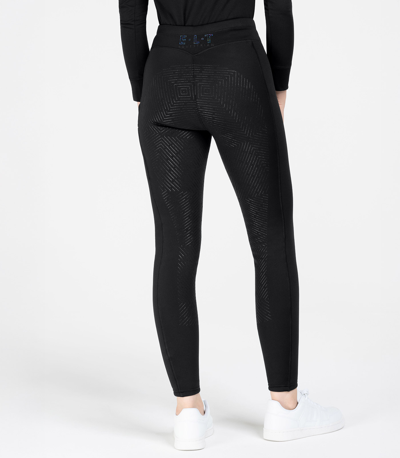Thermal teddy riding leggings Rica, black