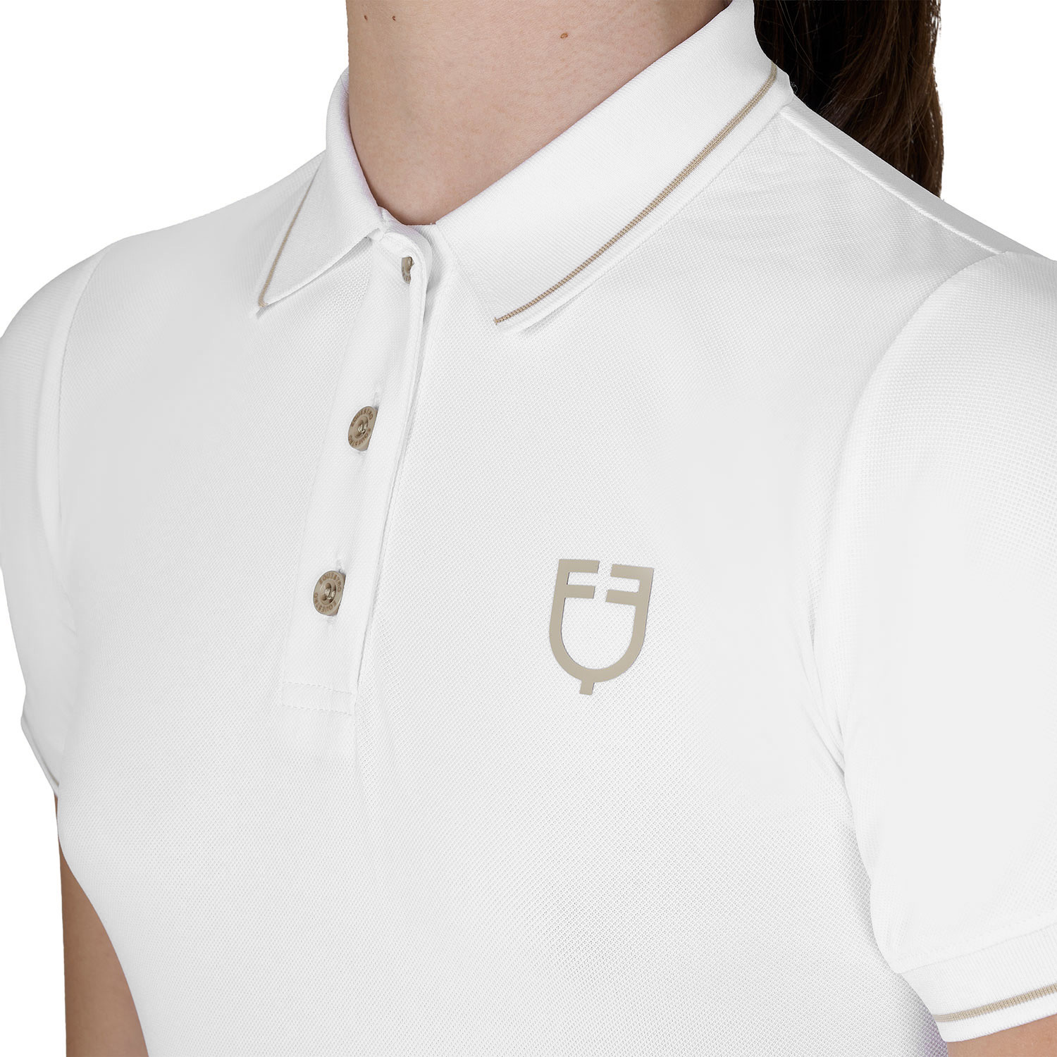 Kinder-Polo Slim Fit aus antibakteriellem Funktionsmaterial
