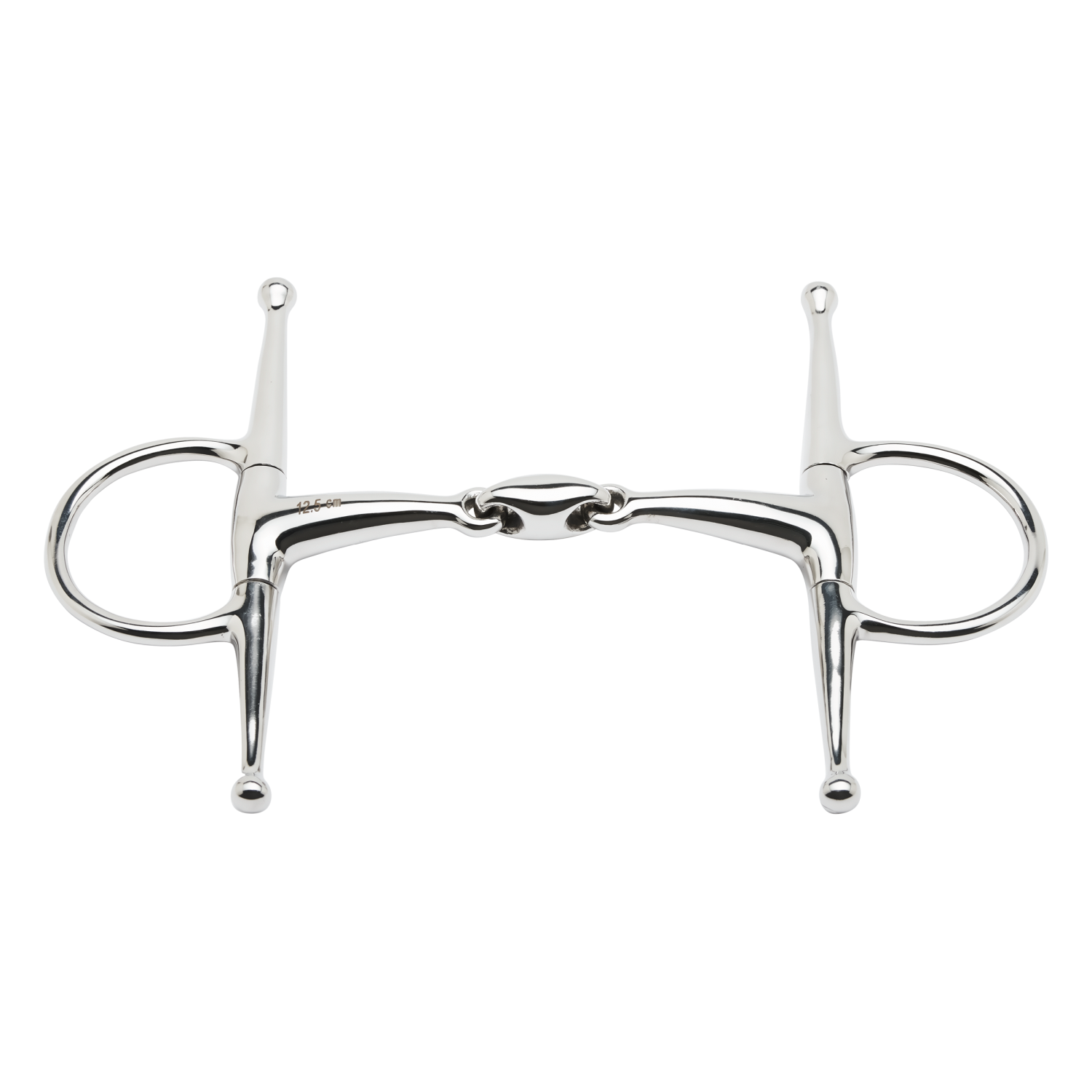 Schenkeltrense Edelstahl, 16 mm, doppelt gebrochen