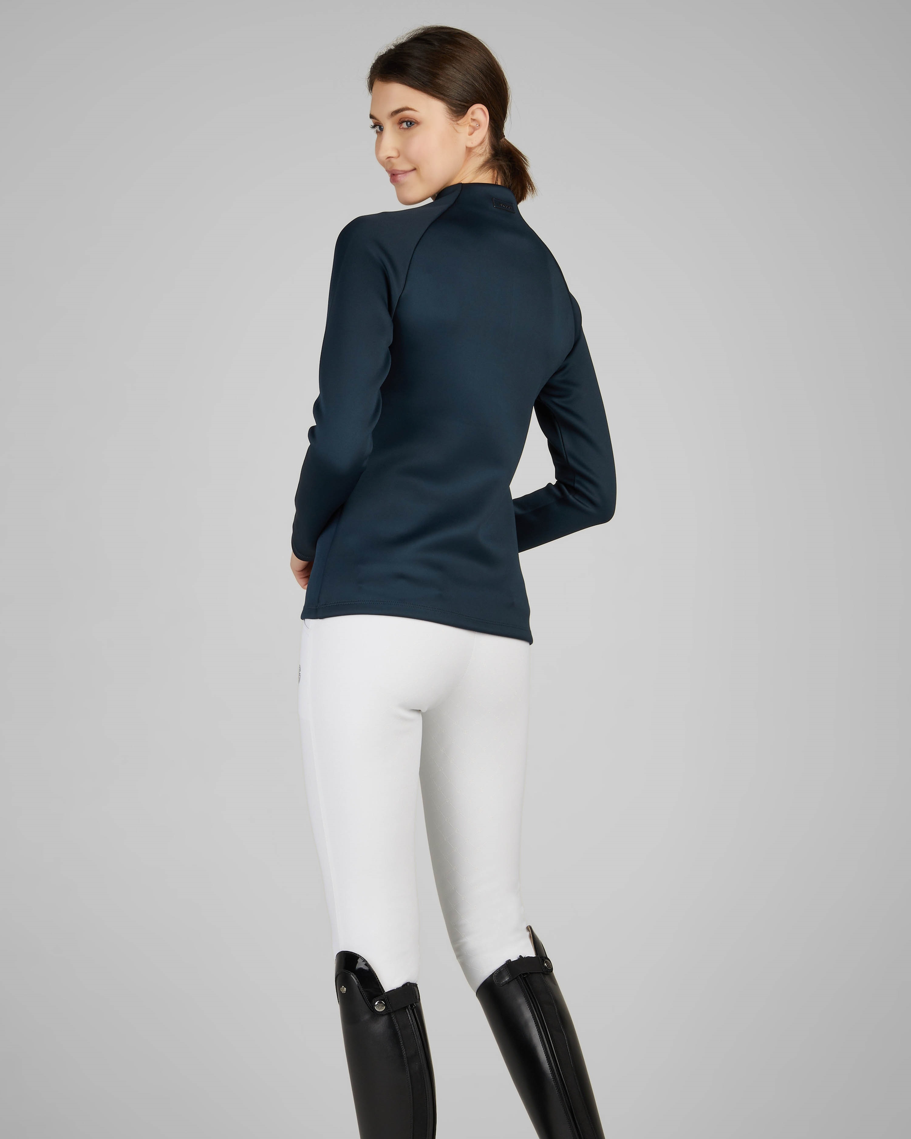 Women's Half Zip Platinum functional shirt