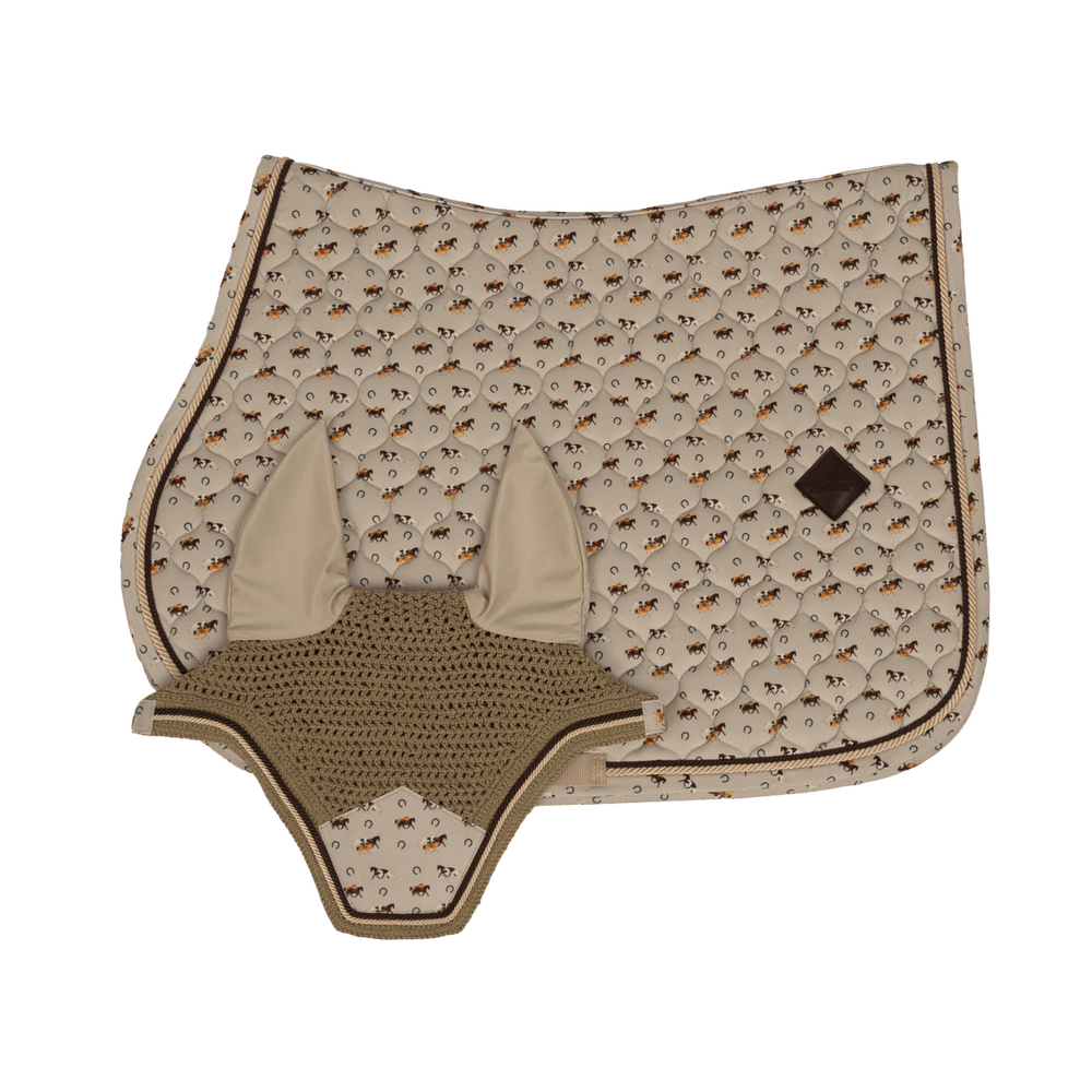 Tapis de selle Velvet Horse printing Dressage