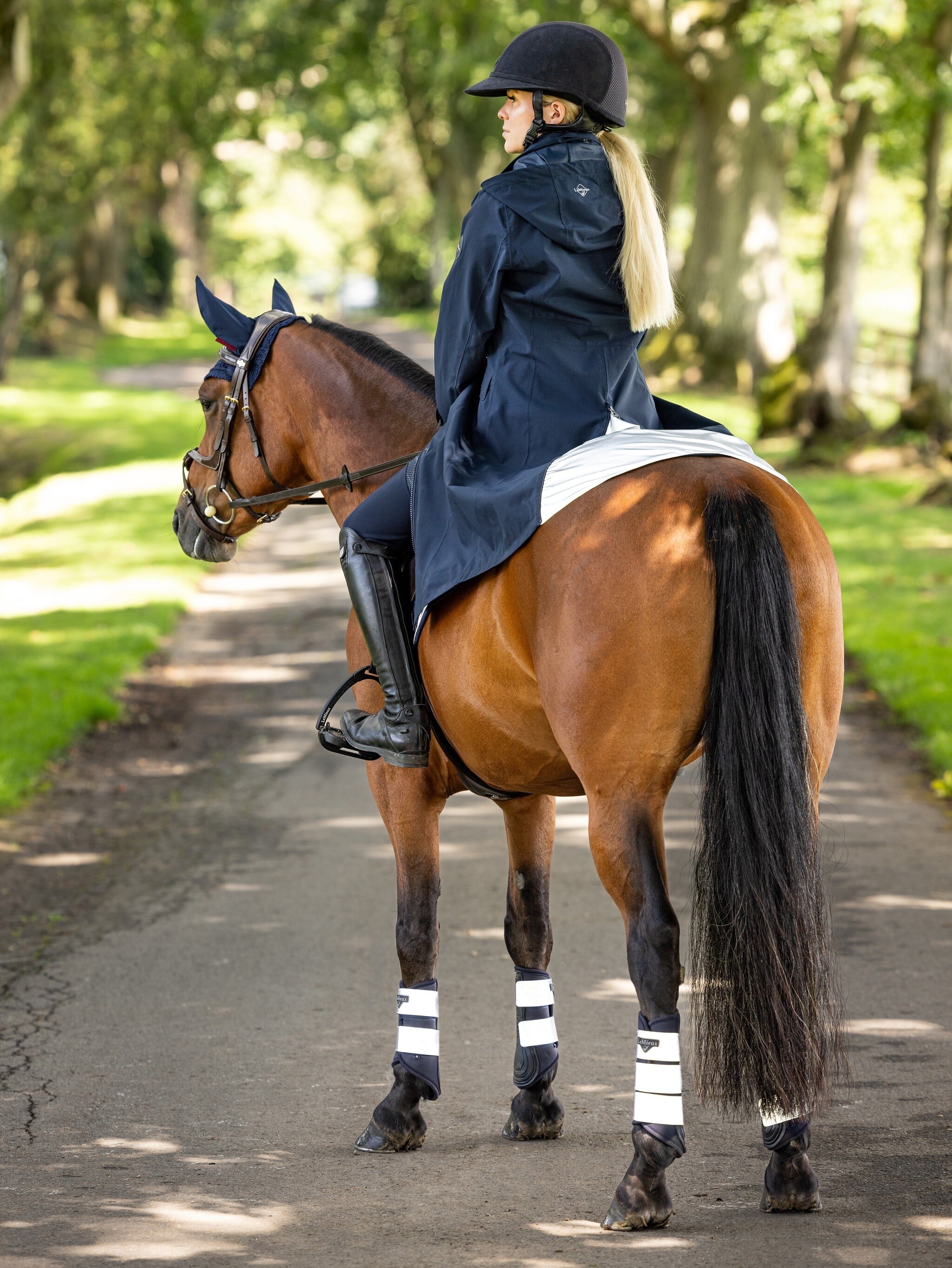 Amelie Wasserdichter Leichter Reitmantel