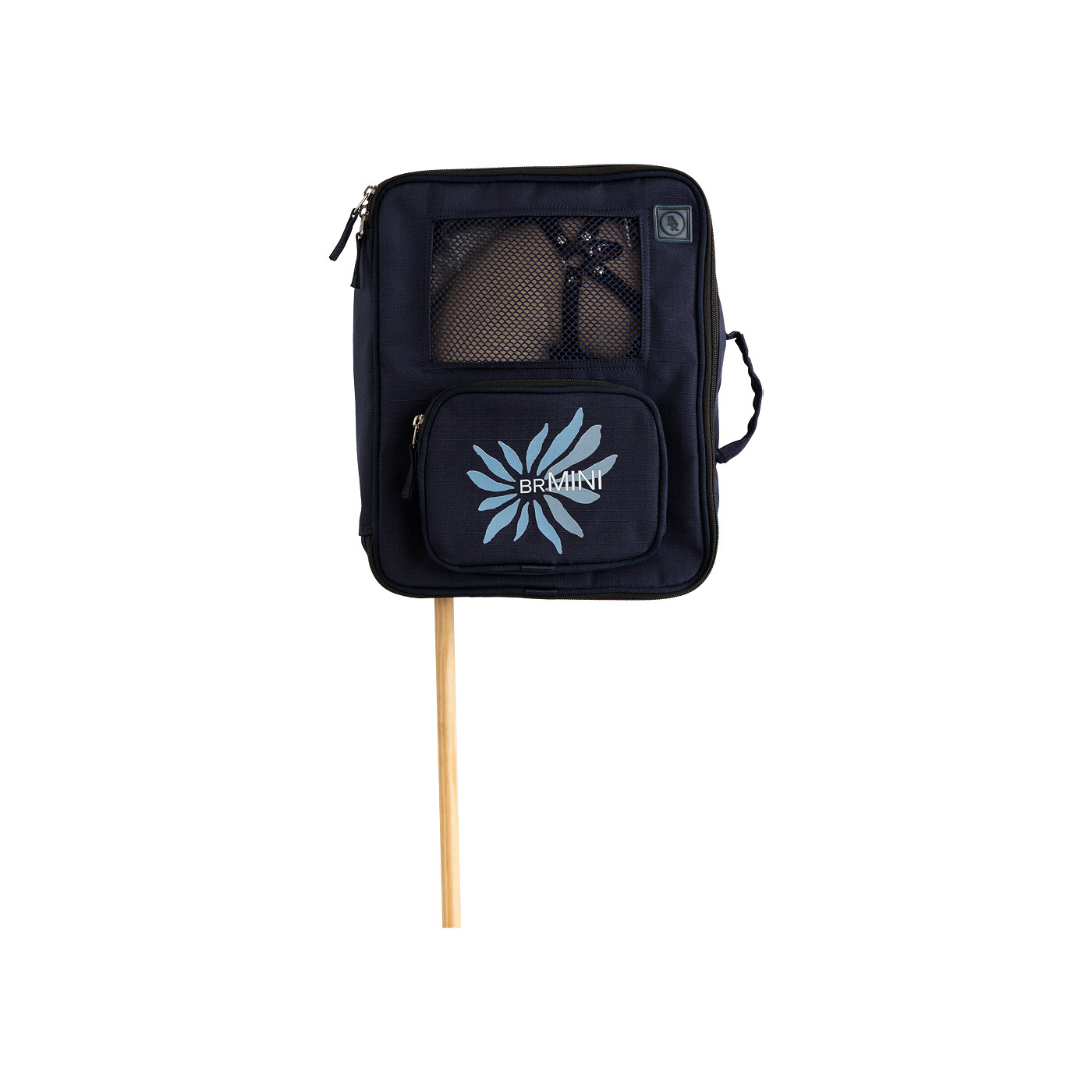 Mini stokpaard-transporttas in Midnight Navy