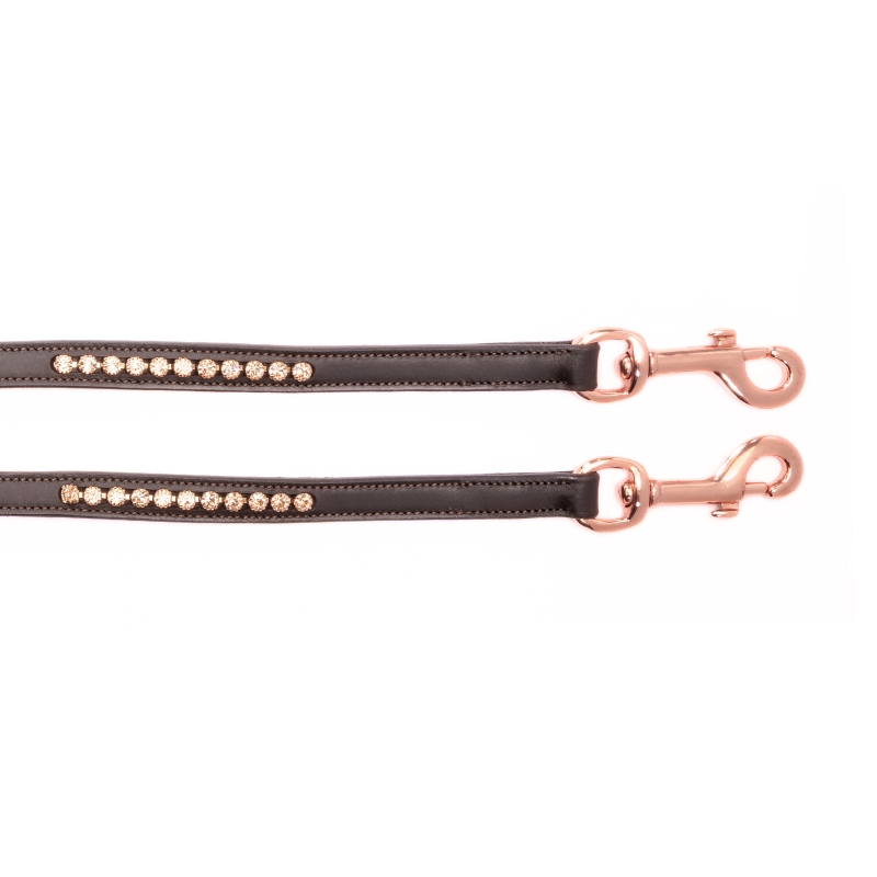 Gummierte Zügel - 16mm - 5St. - Karabiner-Island
