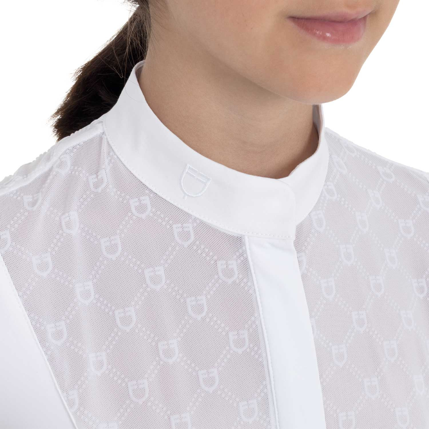 Mädchen-Turnierpolo mit Tüll