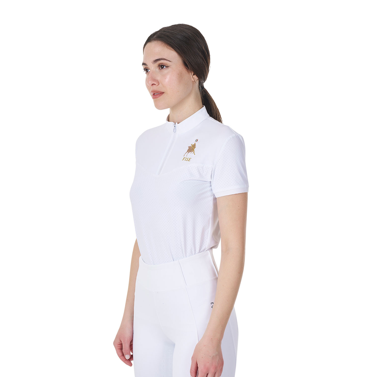 Elastisches Damen-Turnierpolo X FISE