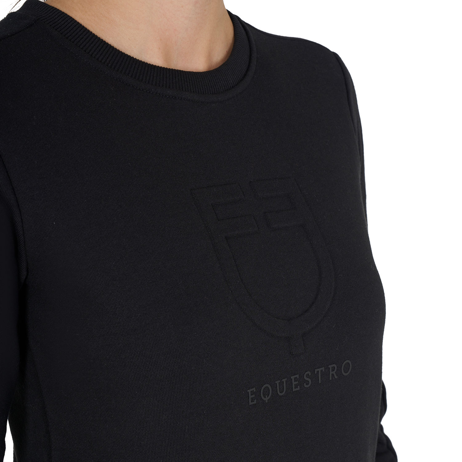 Damen-Rundhalssweatshirt mit Logo-Print