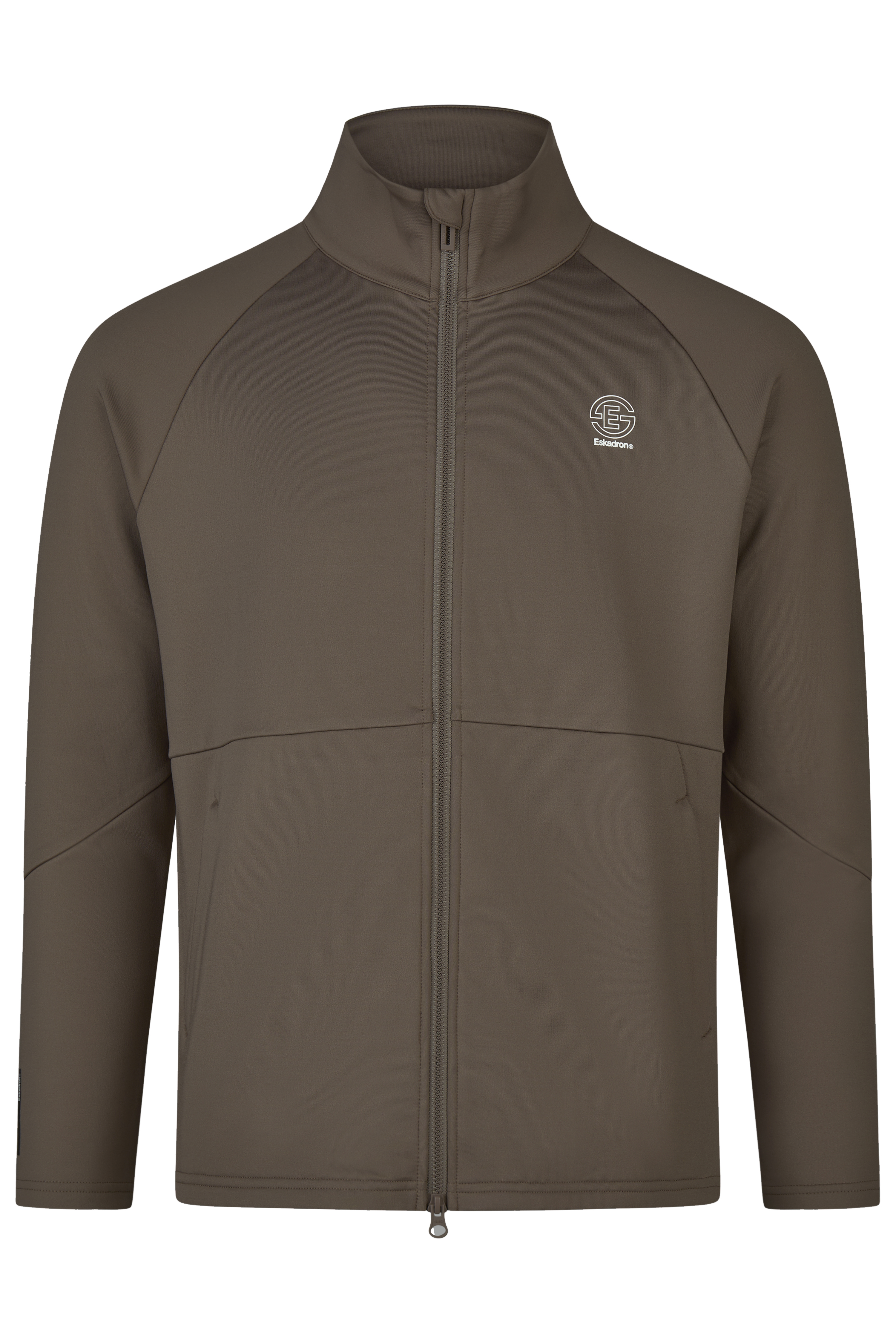 Zip Shirt Herren in powdertaupe