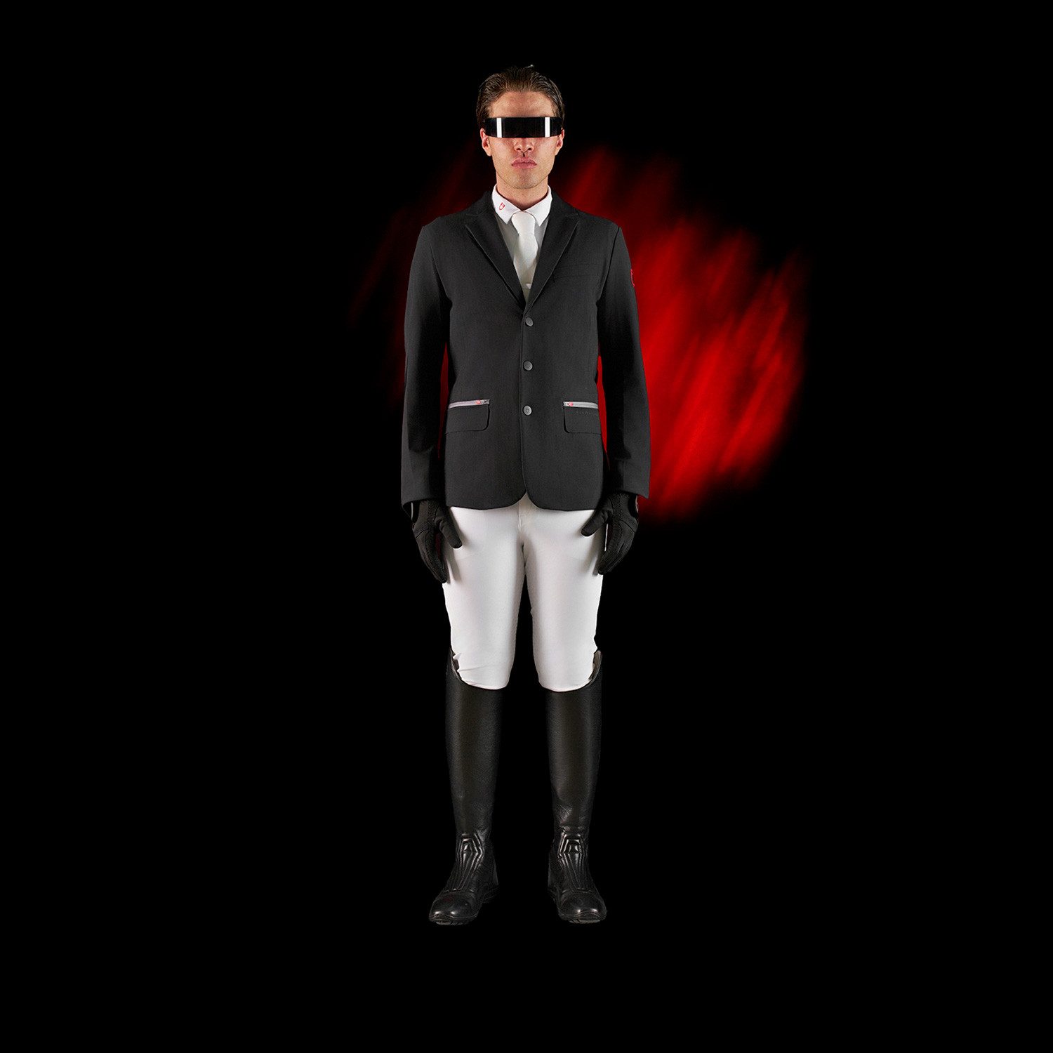 Ridertechnology Herren-Turnierjacke mit verschweißten Nähten