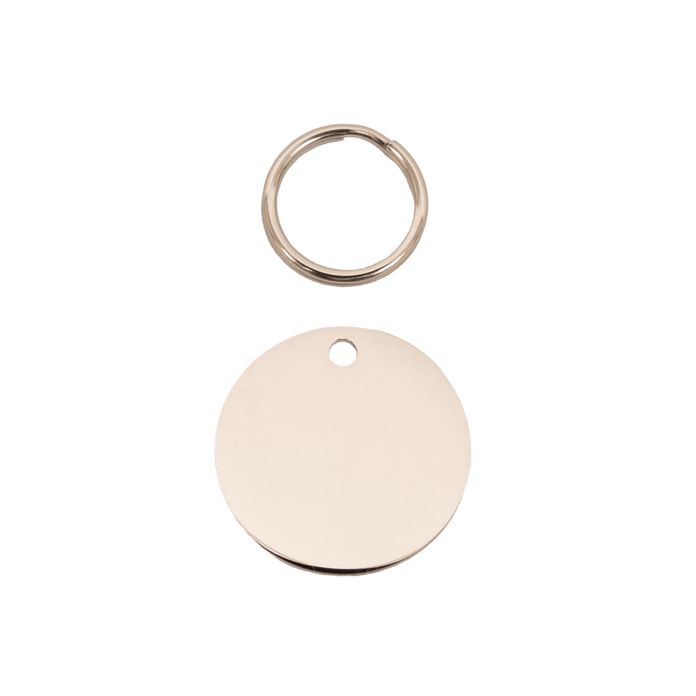 Round name plate