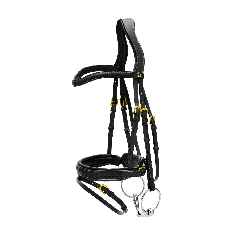 Geflochtene Trense mit schwedischen Reithalfter DY | Dy'on