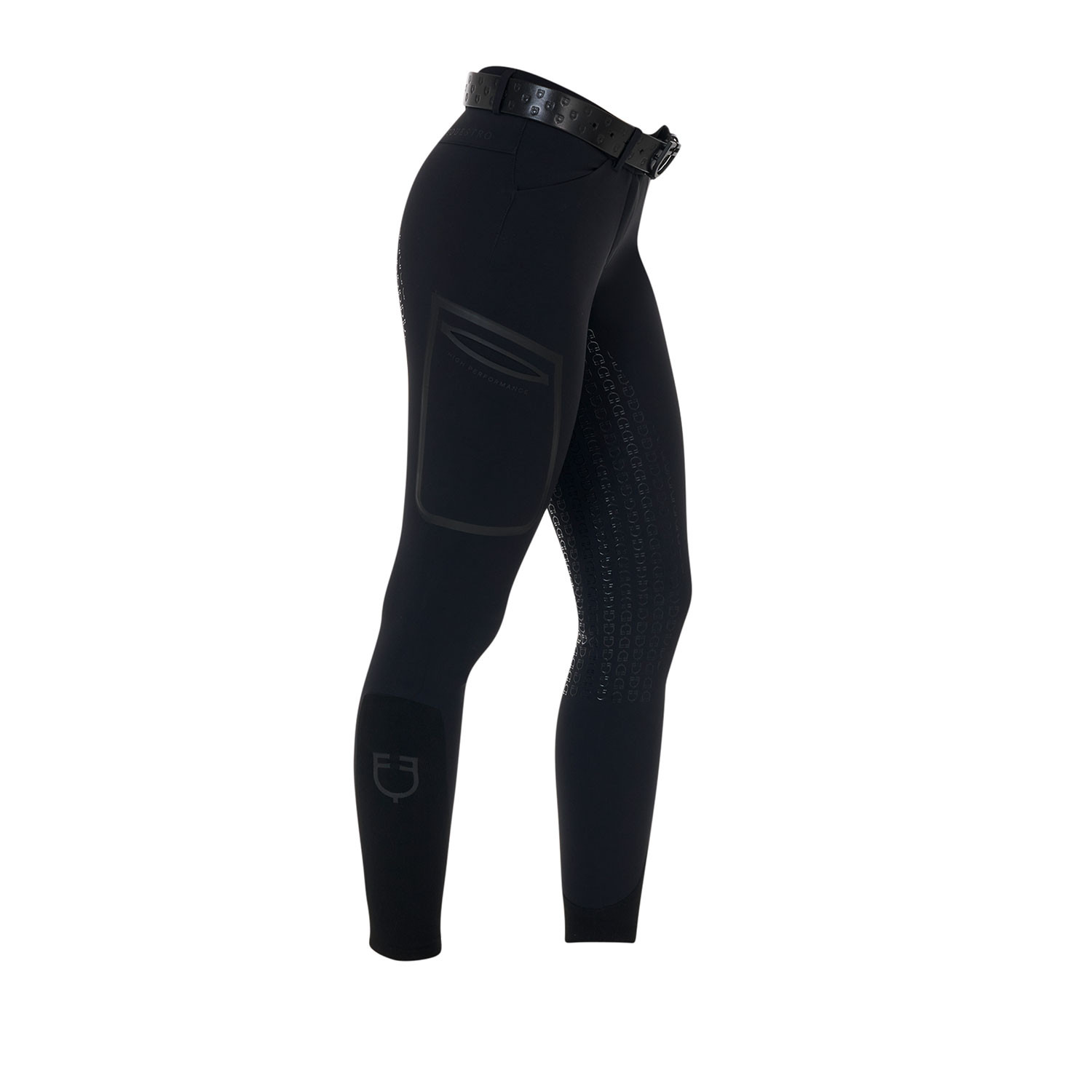 Schmale Damen-Reithose mit Vollbesatz