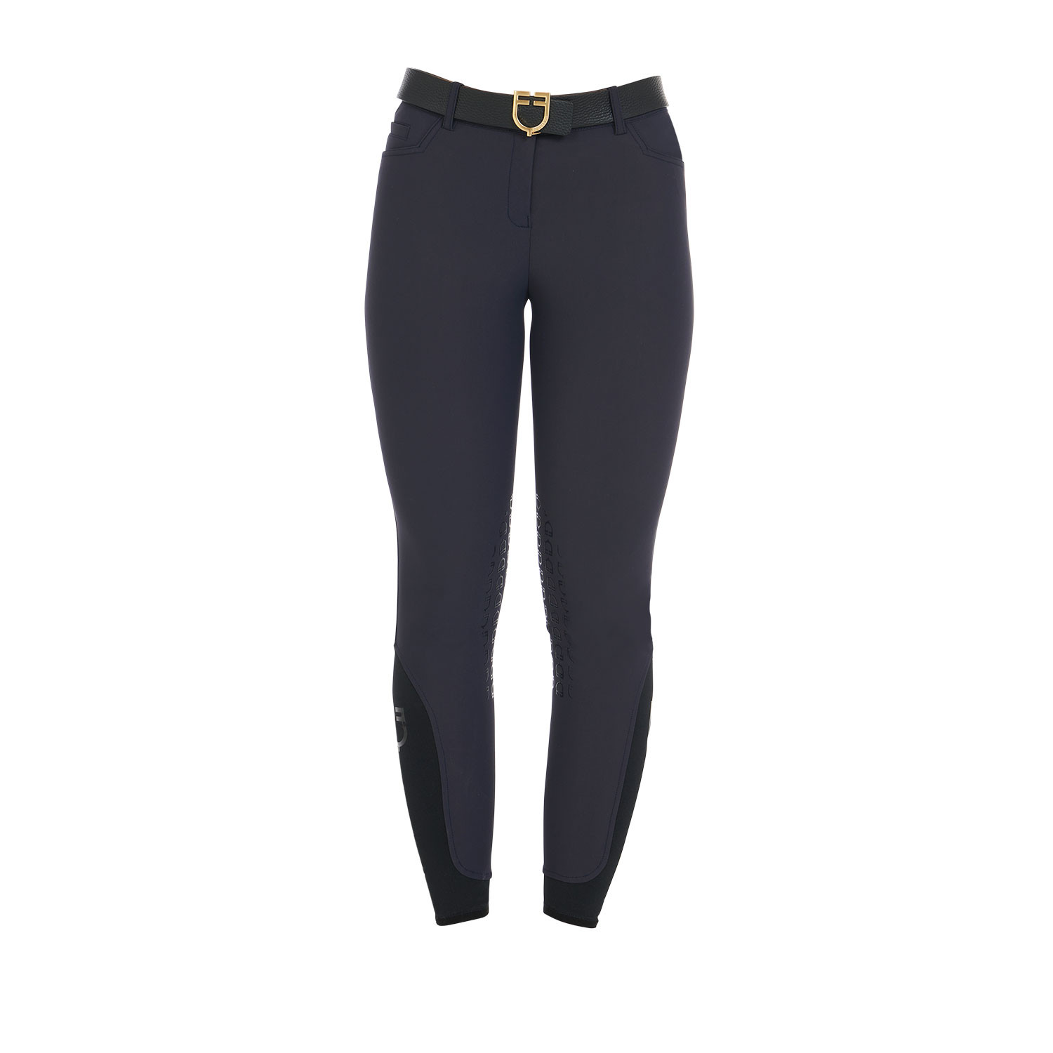 Schmale Damen-Grip-Reithose mit Logo